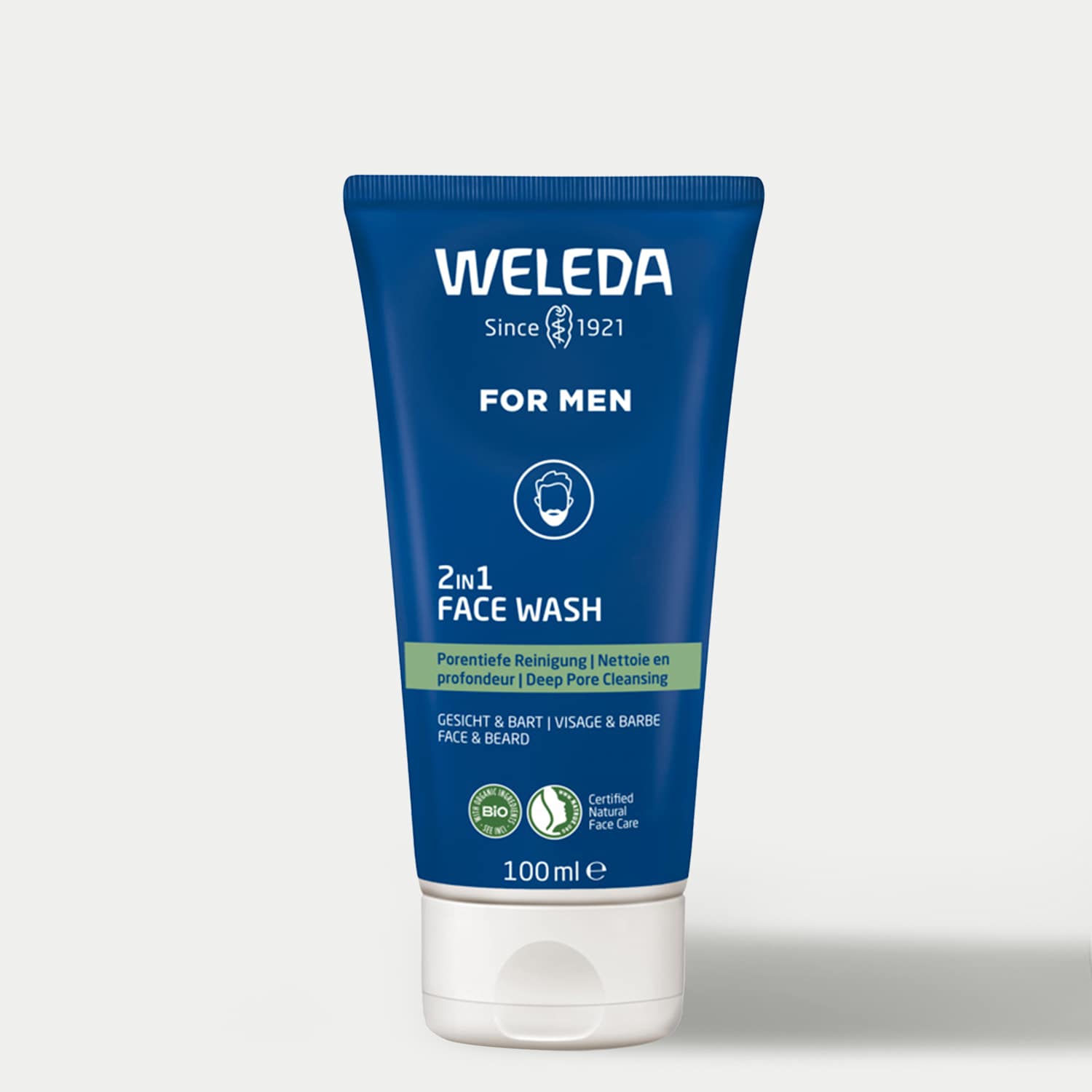 Weleda 2 in 1 Face Wash for Men 100ml - Available at M&S