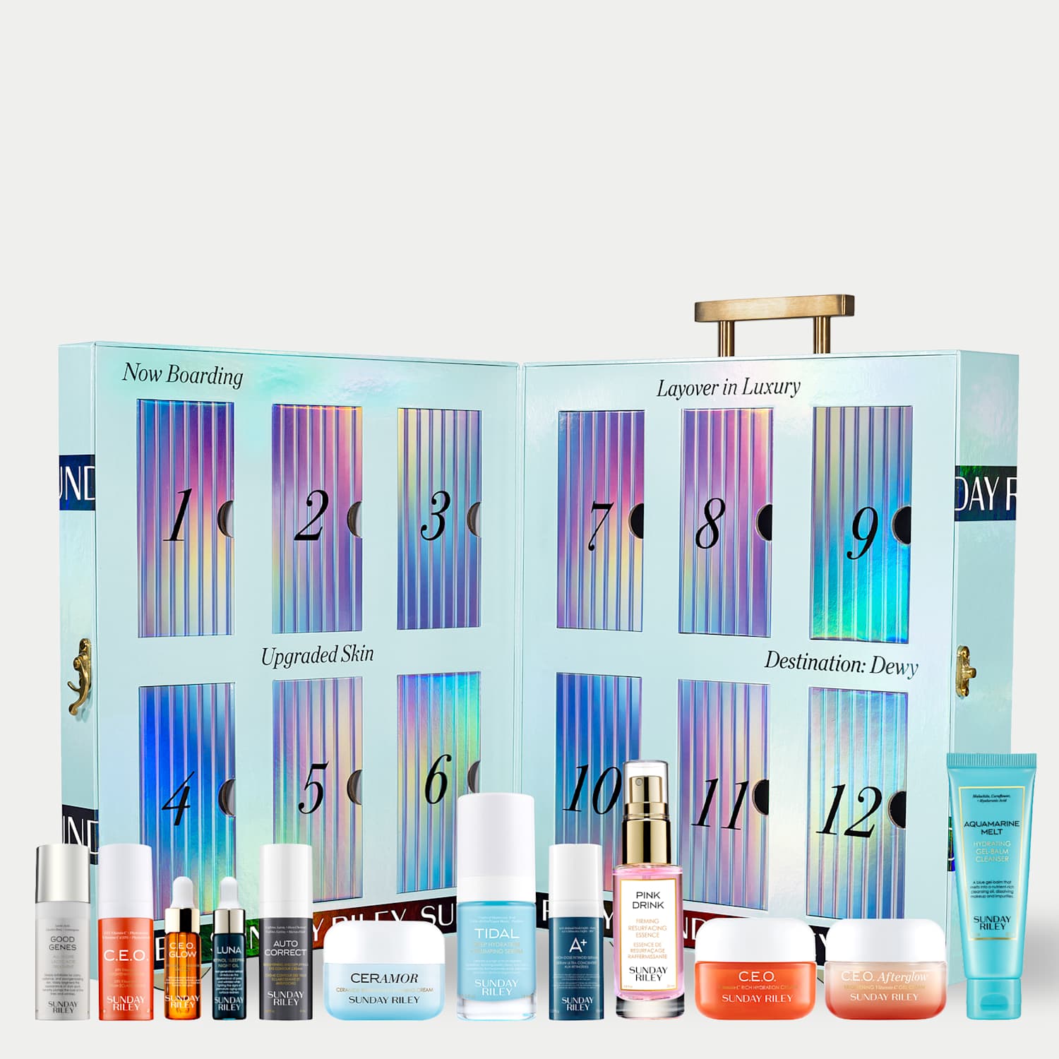 Women's 12 Days of Sunday Riley Set - Available at M&S