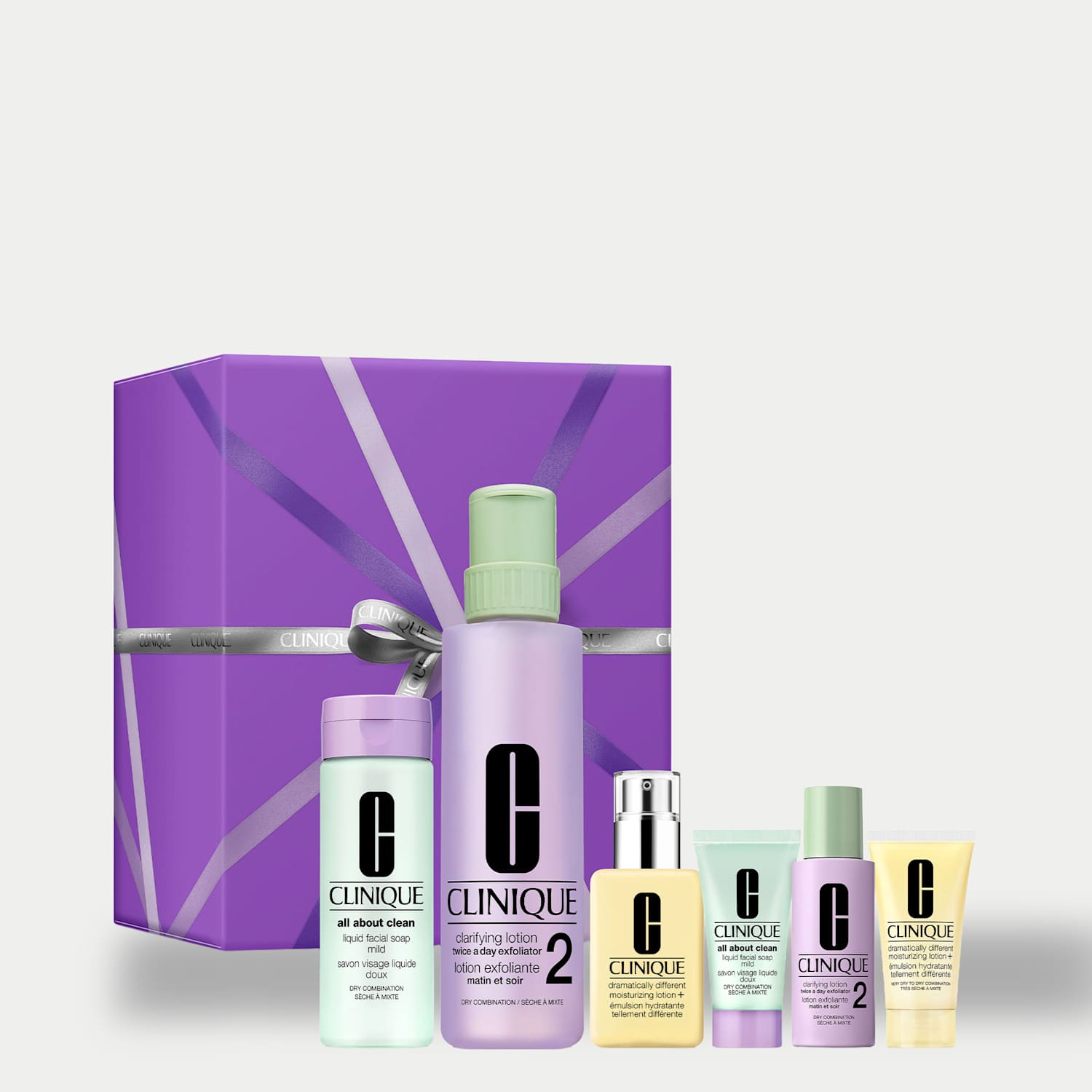 Clinique Women's 3-Step Hydration Skincare Gift Set For Dry Combination Skin - Available at M&S