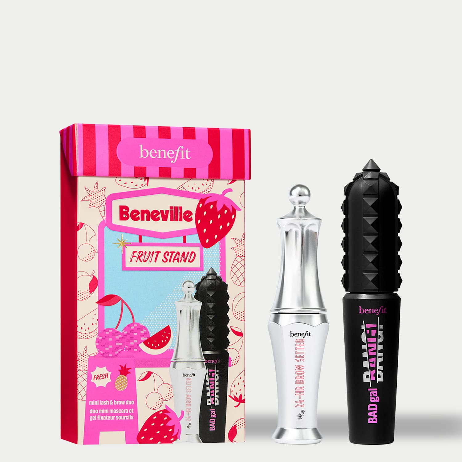Benefit Beneville Fruit Stand, Mini Mascara & Brow Duo Makeup Stocking Filler - Available at M&S
