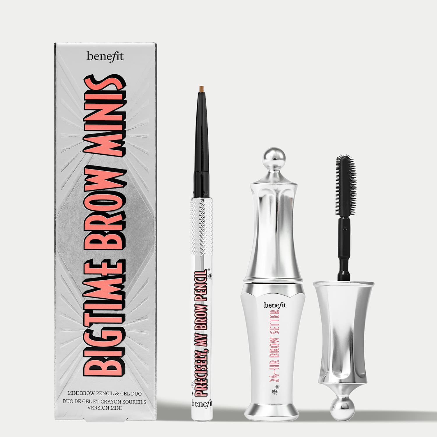 Benefit Women's Bigtime Brow Minis Brow Pencil & Gel Setter Duo - Worth £29 - Beige - Available at M&S