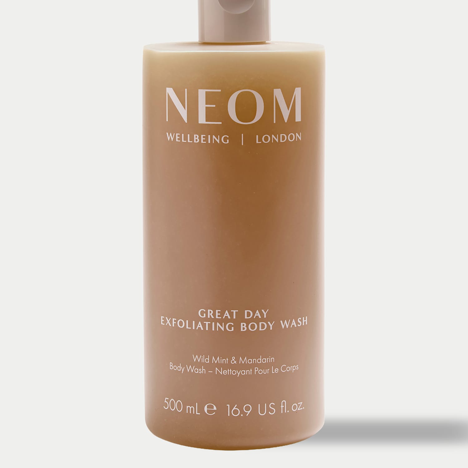 Neom Wellbeing Great Day Exfoliating Body Wash 500ml - Available at M&S