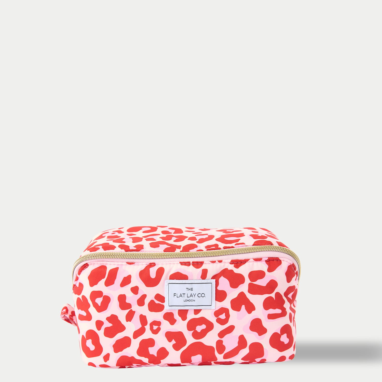 The Flat Lay Co. Women's Flat Lay Pink Leopard Makeup Box Bag - Pink Mix - Available at M&S