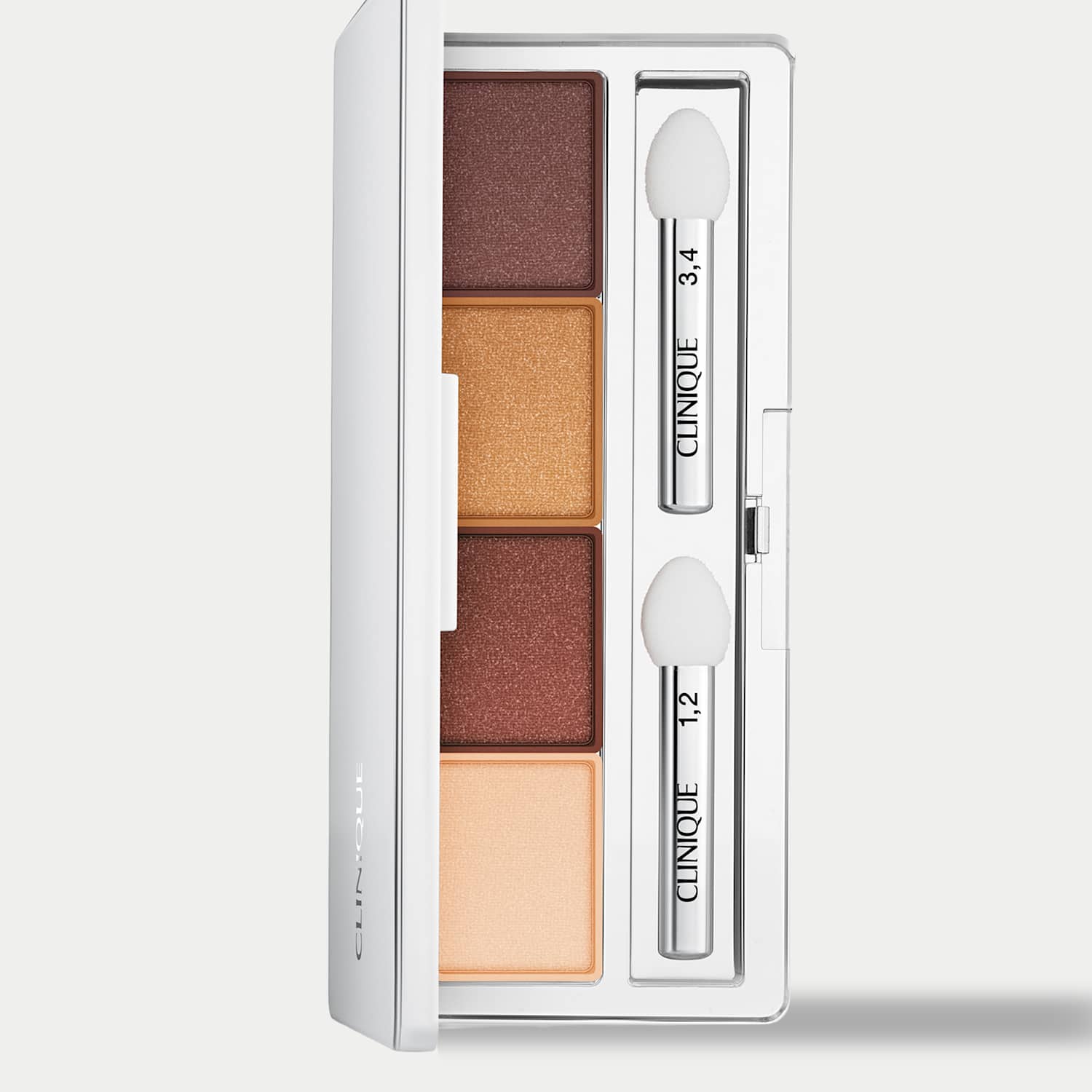 Clinique Women's All About Shadow Quad Eyeshadow 4.8g - Light Brown - Available at M&S