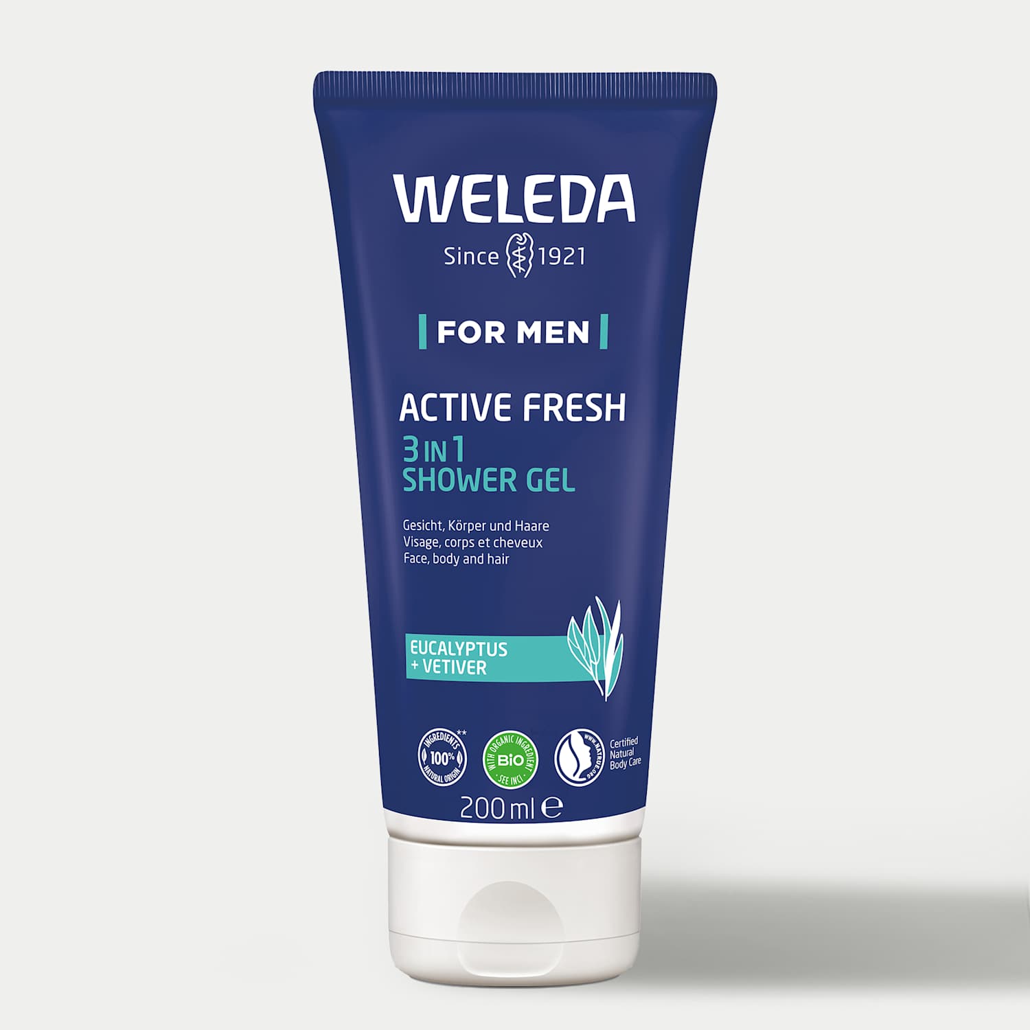 Weleda Men's Active Fresh 3-1 shower Gel 200ml - Available at M&S