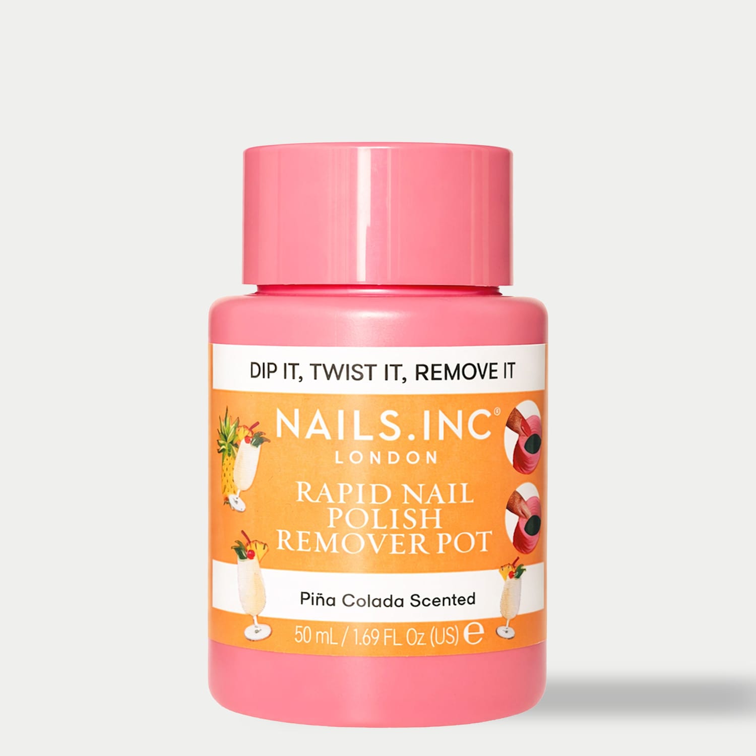 Nails Inc. Women's Pina Colada Scented Nail Polish Remover Pot 50ml - Available at M&S