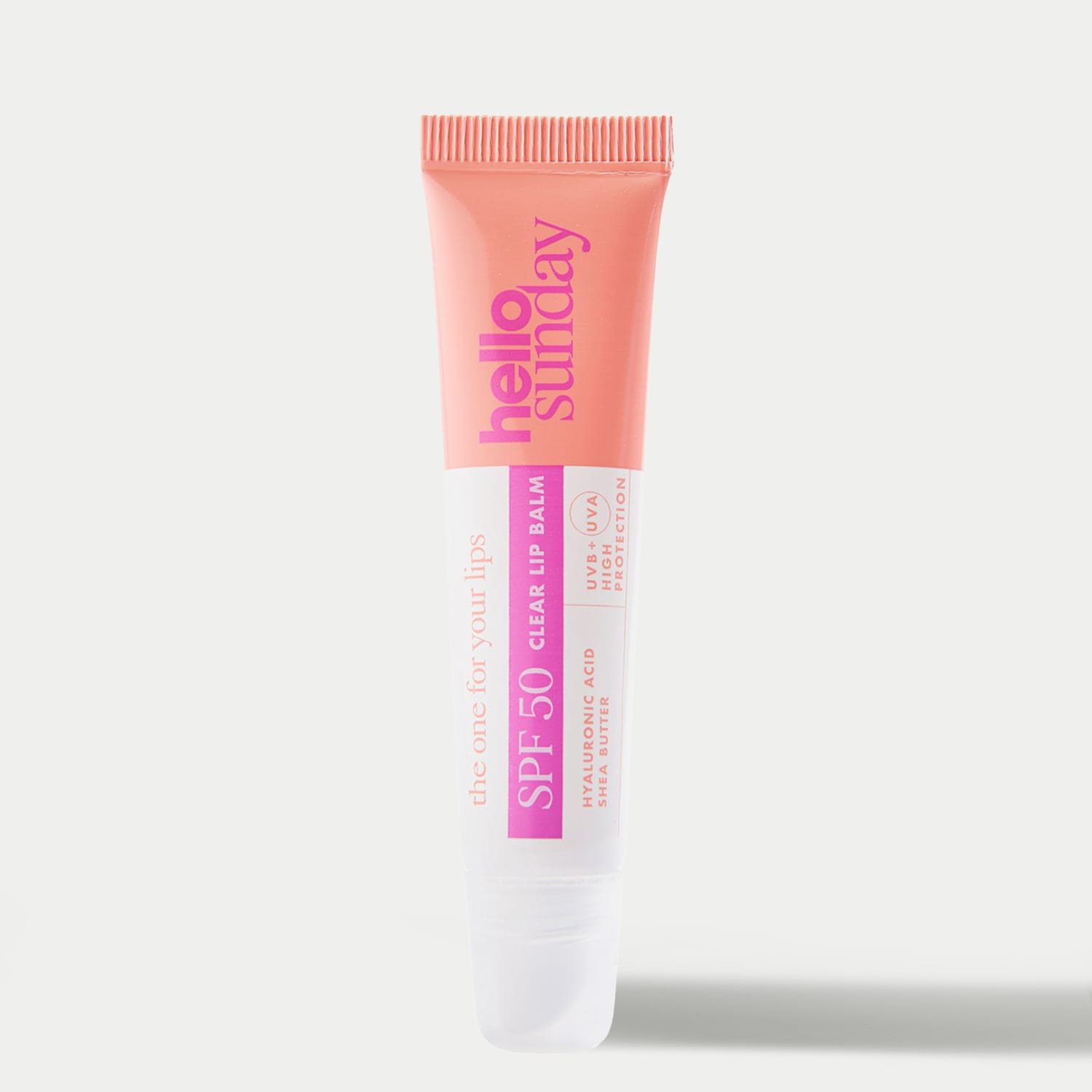 Hello Sunday The One For Your Lips - Clear Lip Balm SPF 50 15ml - Available at M&S