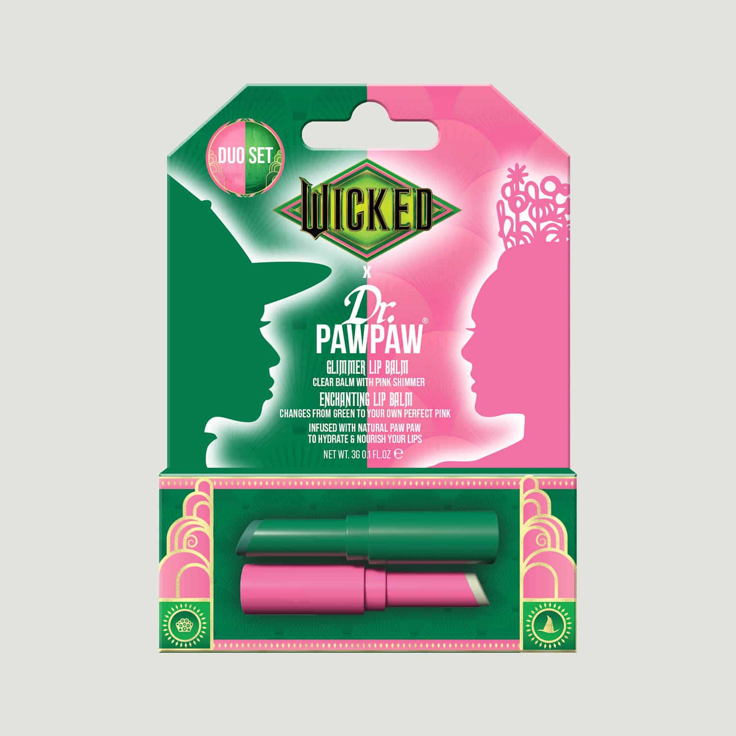 Dr Paw Paw Women's Dr. PAWPAW x Wicked Enchanting & Glimmer Lip Balm Duo - Available at M&S