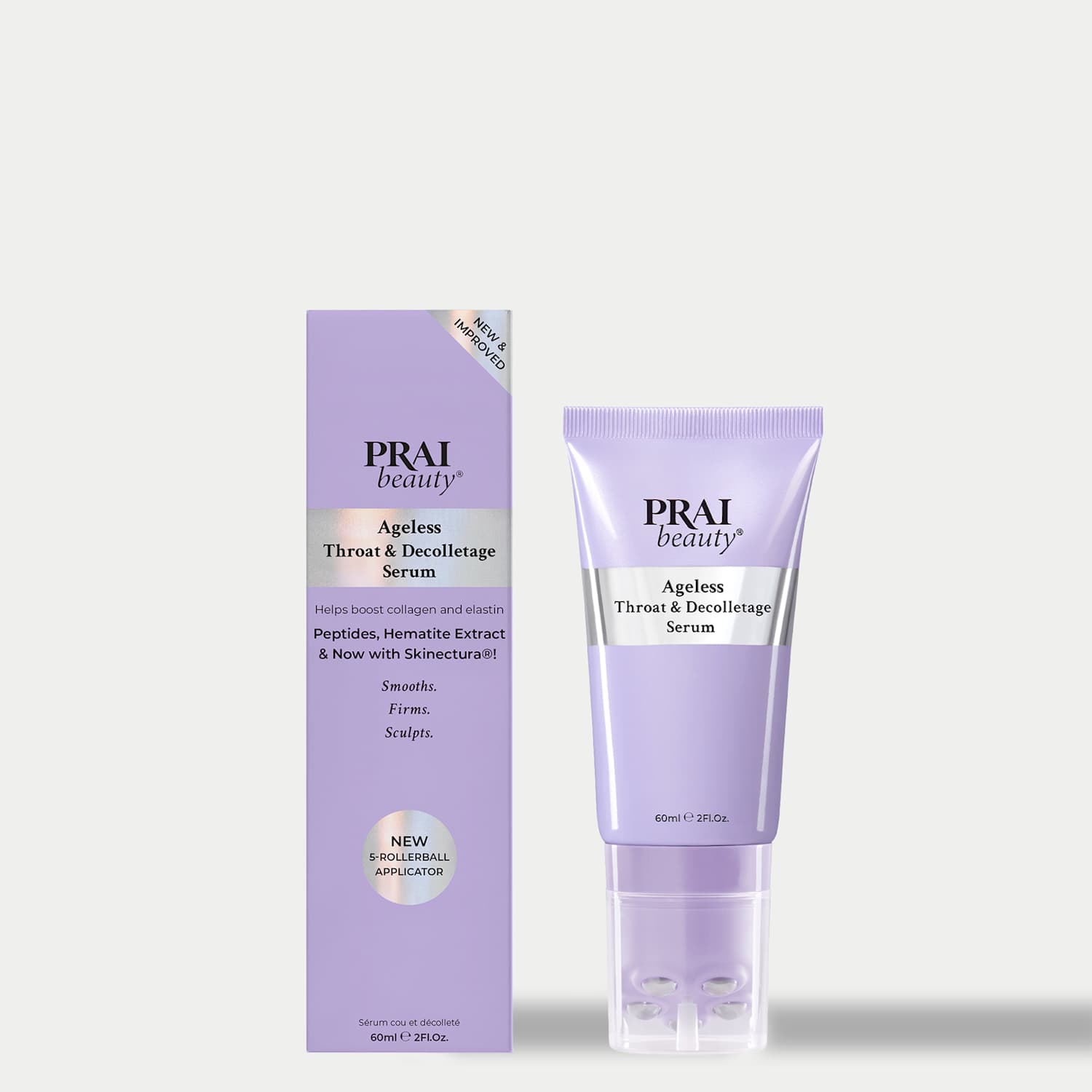 Prai Women's Ageless Throat & Decolletage Rollerball Serum 60ml - Available at M&S