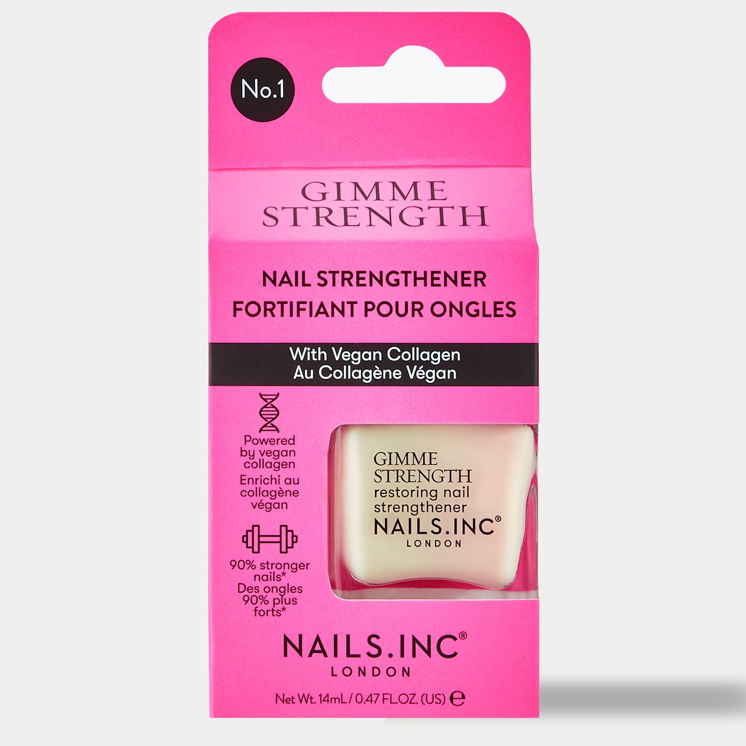 Nails Inc. Women's Gimme Strength Nail Strengthener 14ml - Available at M&S