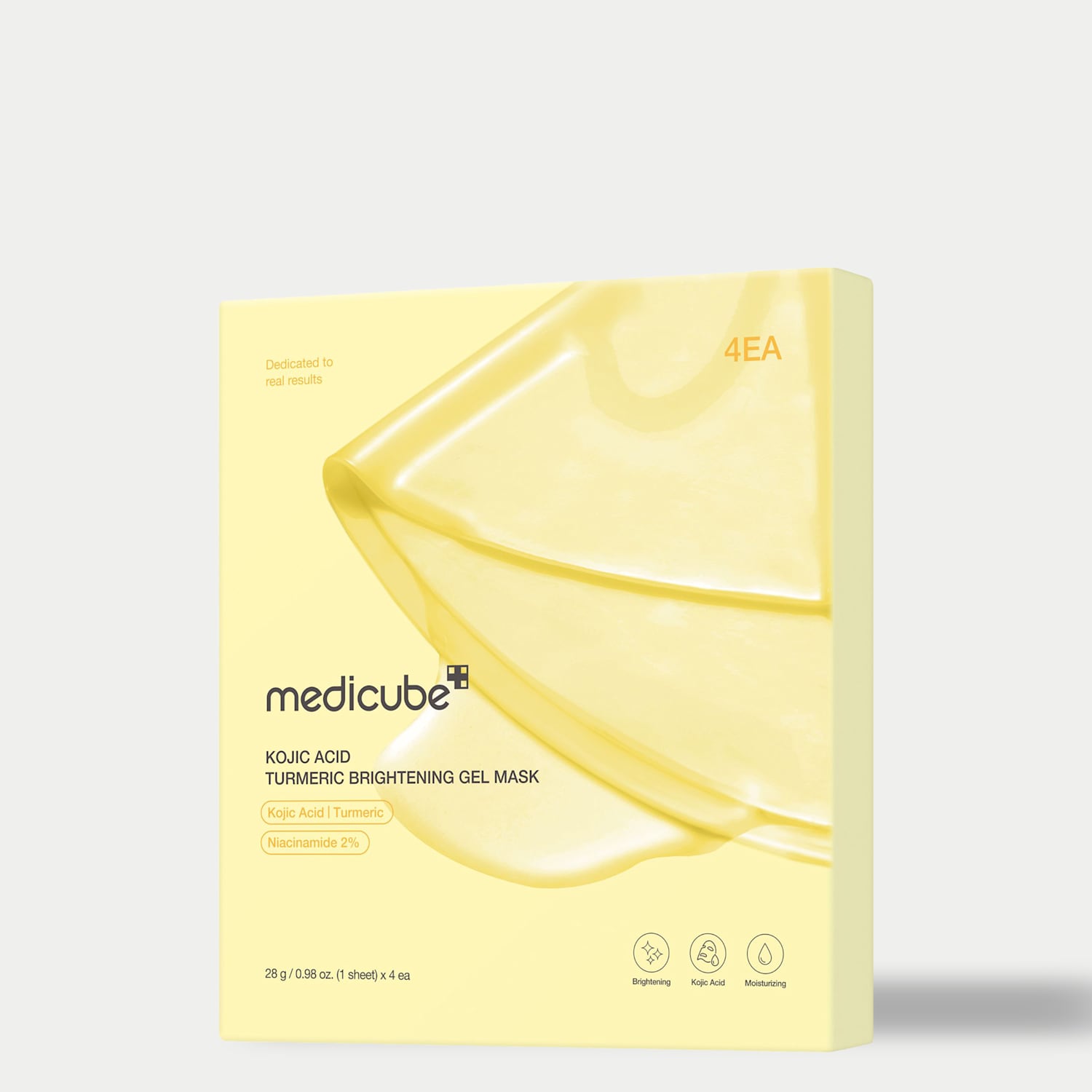 Medicube Kojic Acid Turmeric Brightening Gel Masks (4 Pack) - Available at M&S