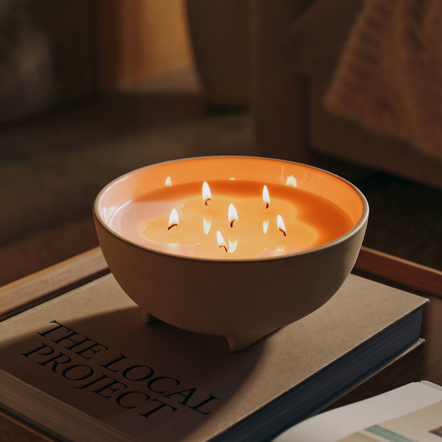 Teraire Haze 6 Wick Candle - White Mix - Available at M&S