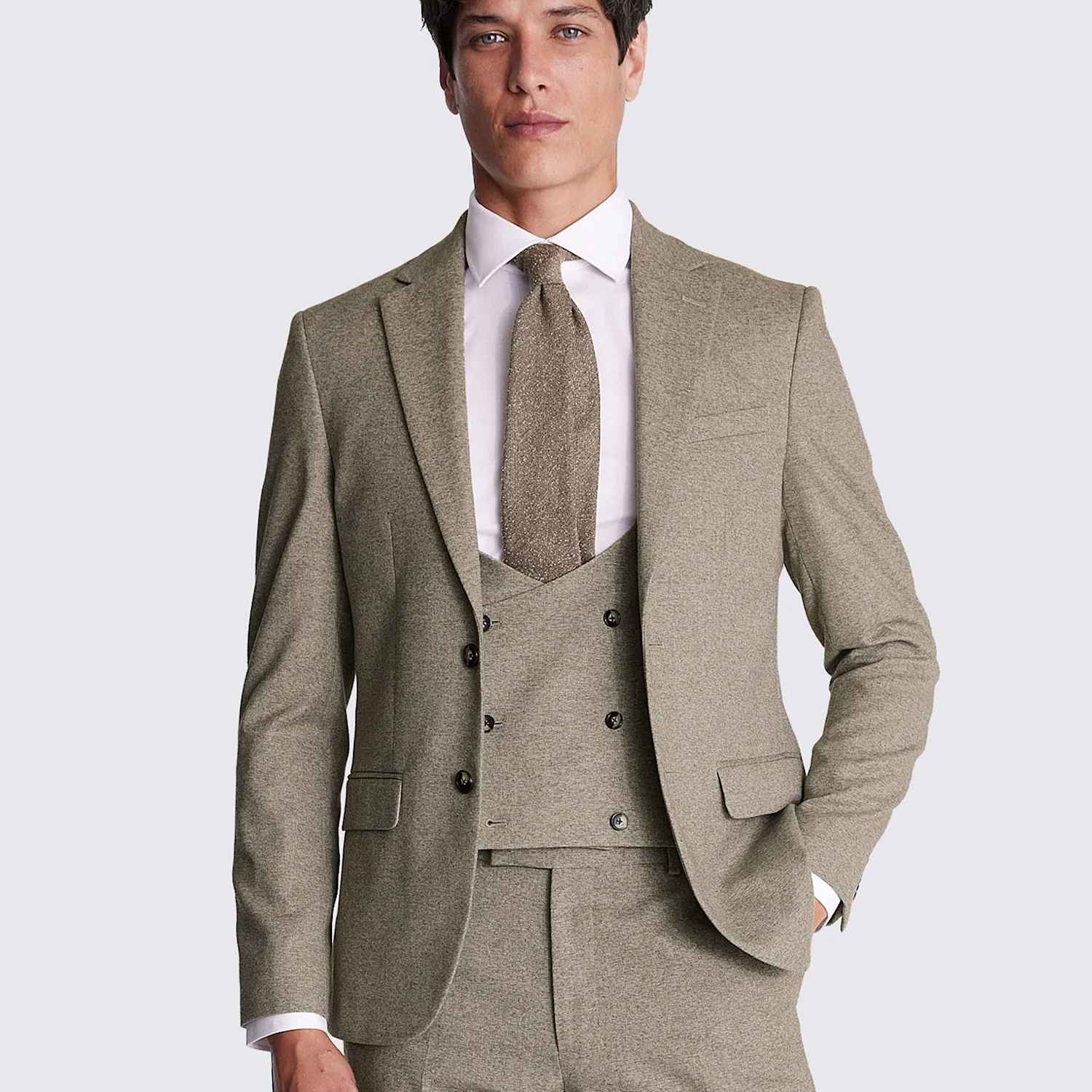 Moss Men's Slim Fit Suit Jacket - 40 - Neutral - Available at M&S