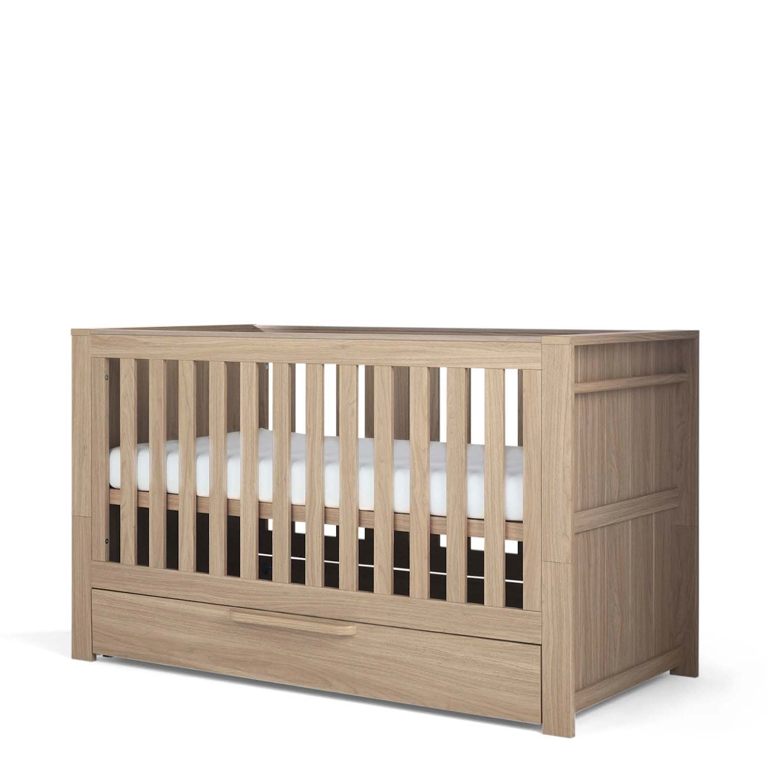 Mamas & Papas Unisex Franklin Cot Bed - Brown - Available at M&S