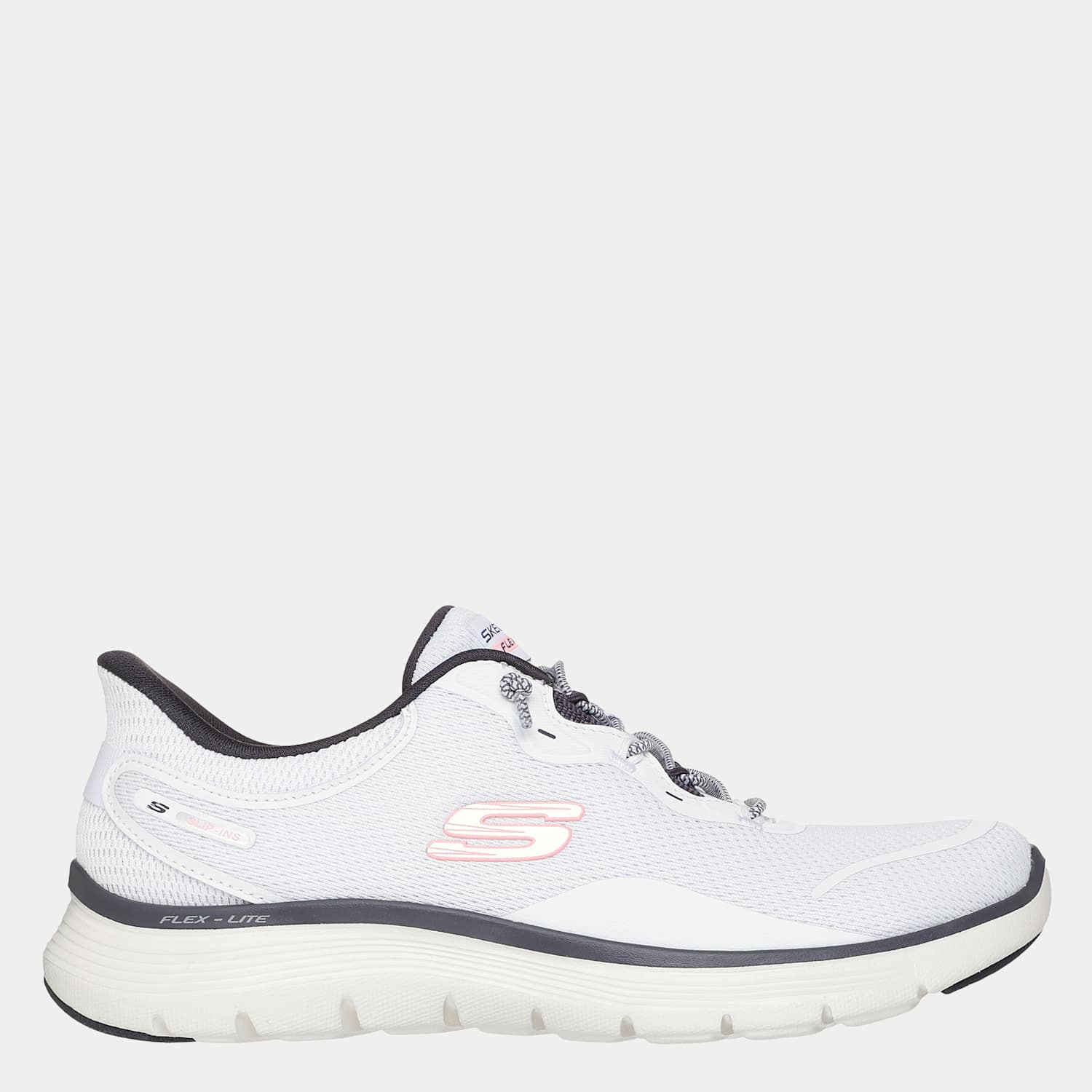 Skechers Women's Slip-ins Flex Appeal 5.0 Easy Breezy Trainers - 7 - White - Available at M&S