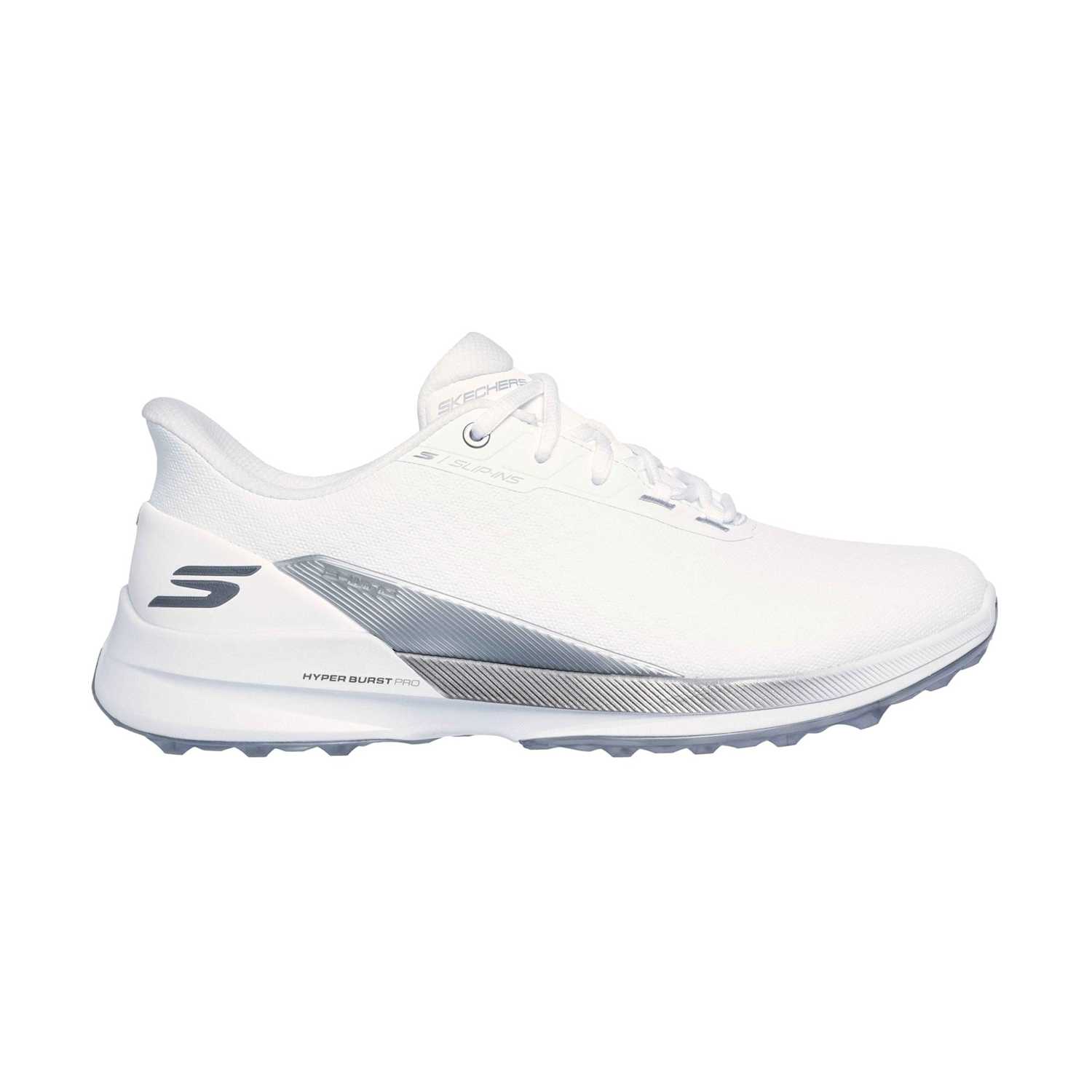Skechers Men's Wide fit Slip-Ins Golf Shoes - 8 - White Mix - Available at M&S