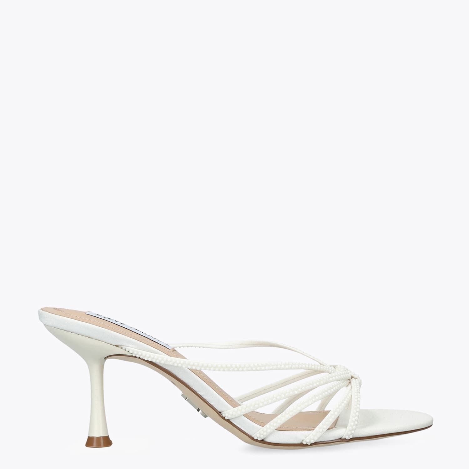 Steve Madden Women's Edna Pearl Stiletto Heel Shoes - 4 - White - Available at M&S