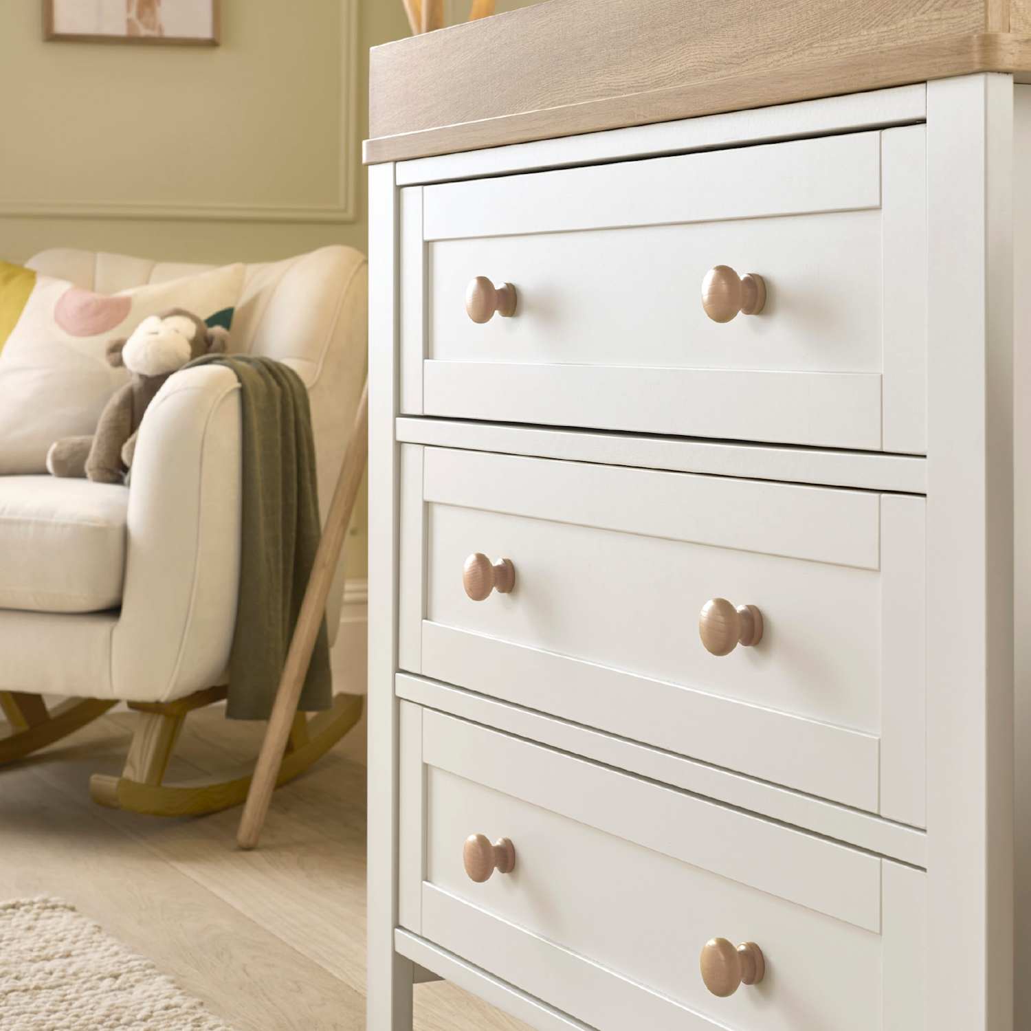 Mamas & Papas Wedmore Dresser Changer - White Mix - Available at M&S