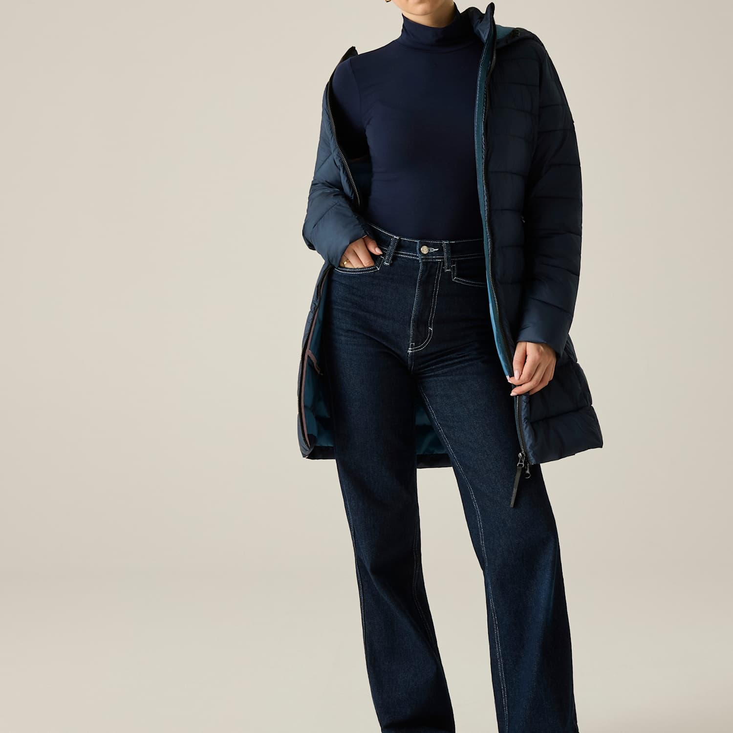 Regatta Women's Amara Lightweight Puffer Jacket - 16 - Navy - Available at M&S