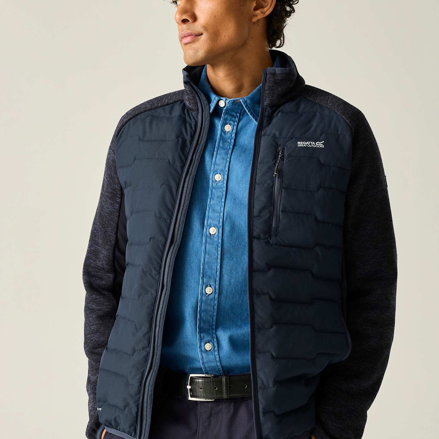 Regatta Men's Cyrus Quilted Jacket - 2XL - Navy - Available at M&S