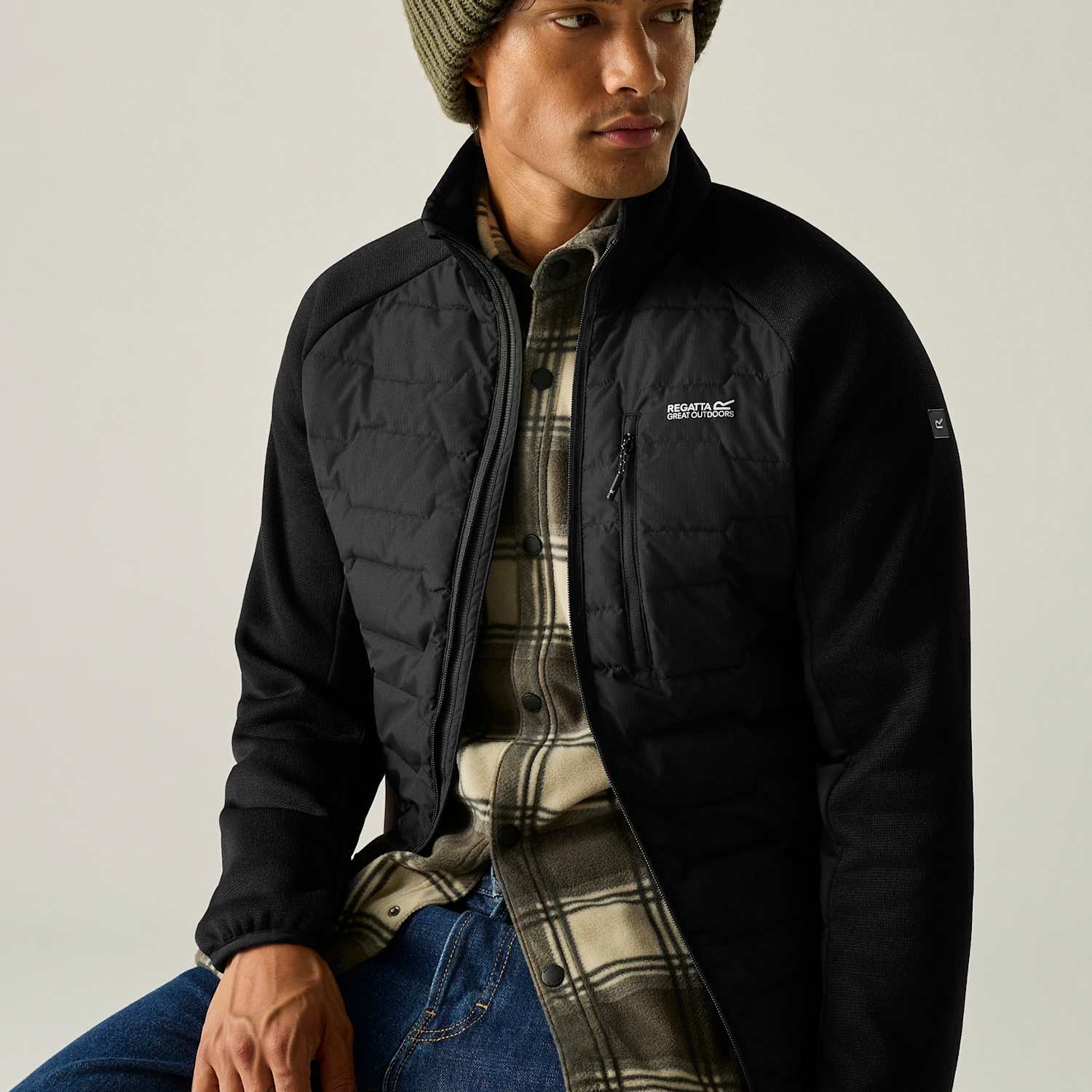 Regatta Men's Cyrus Quilted Jacket - 2XL - Black - Available at M&S