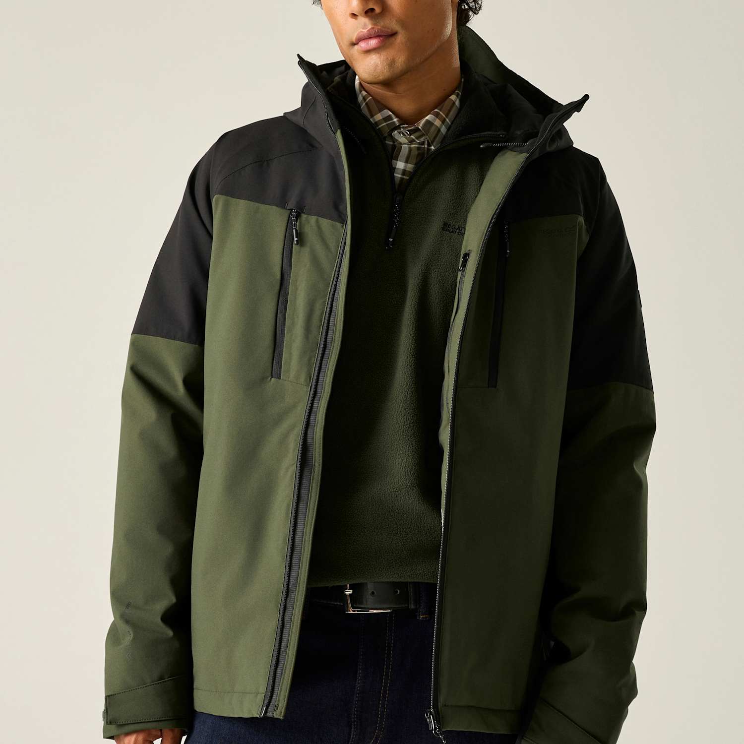 Regatta Men's Highton Waterproof Padded Jacket - 2XL - Khaki - Available at M&S