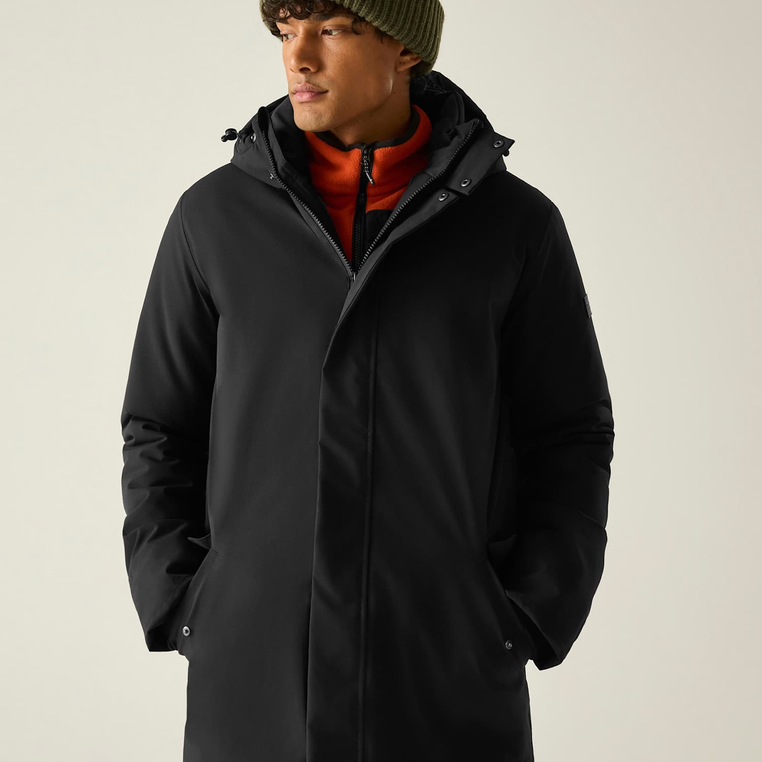 Regatta Men's Roan Waterproof Hooded Jacket - XL - Black - Available at M&S