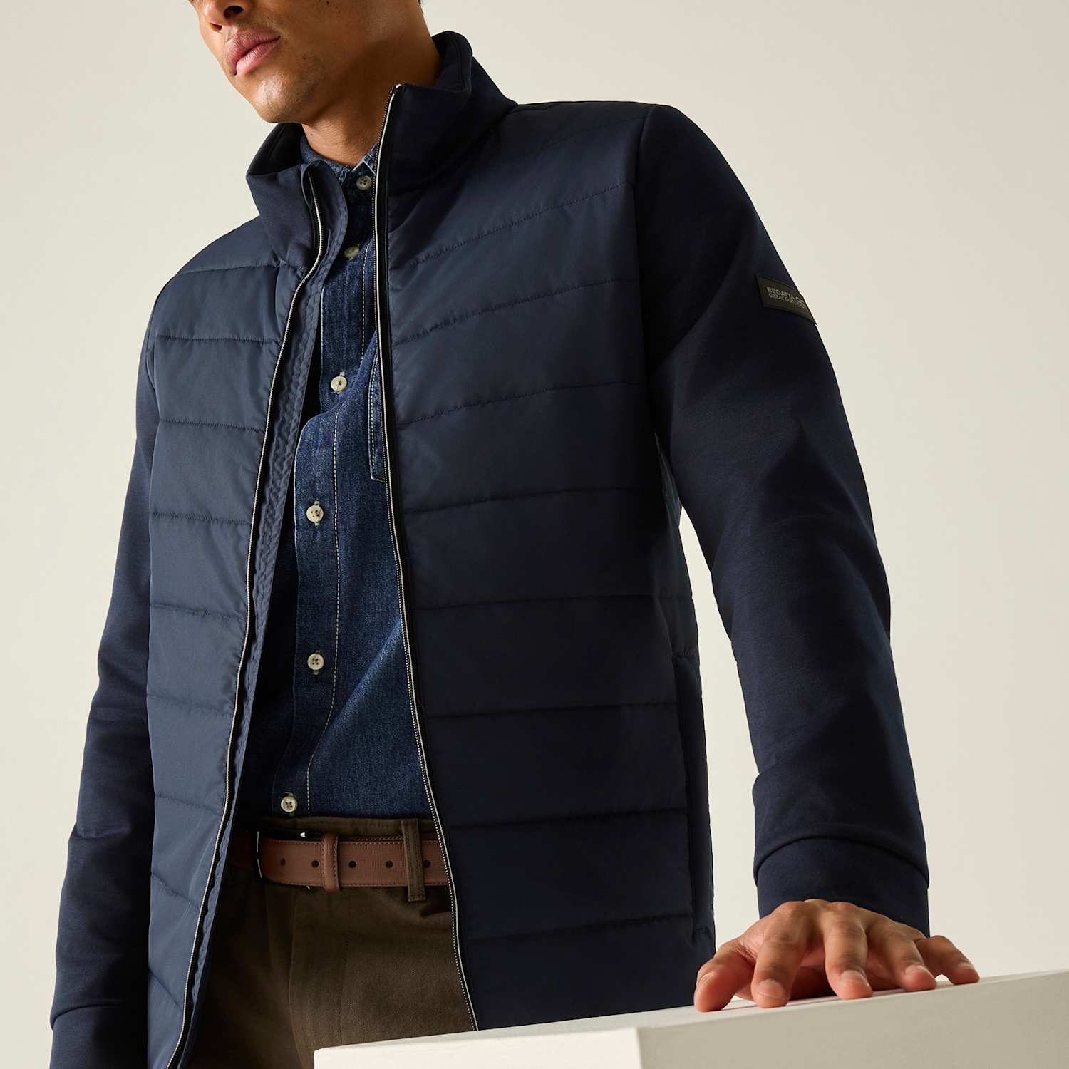 Regatta Men's Waverhill Hybrid Jacket - S - Navy - Available at M&S