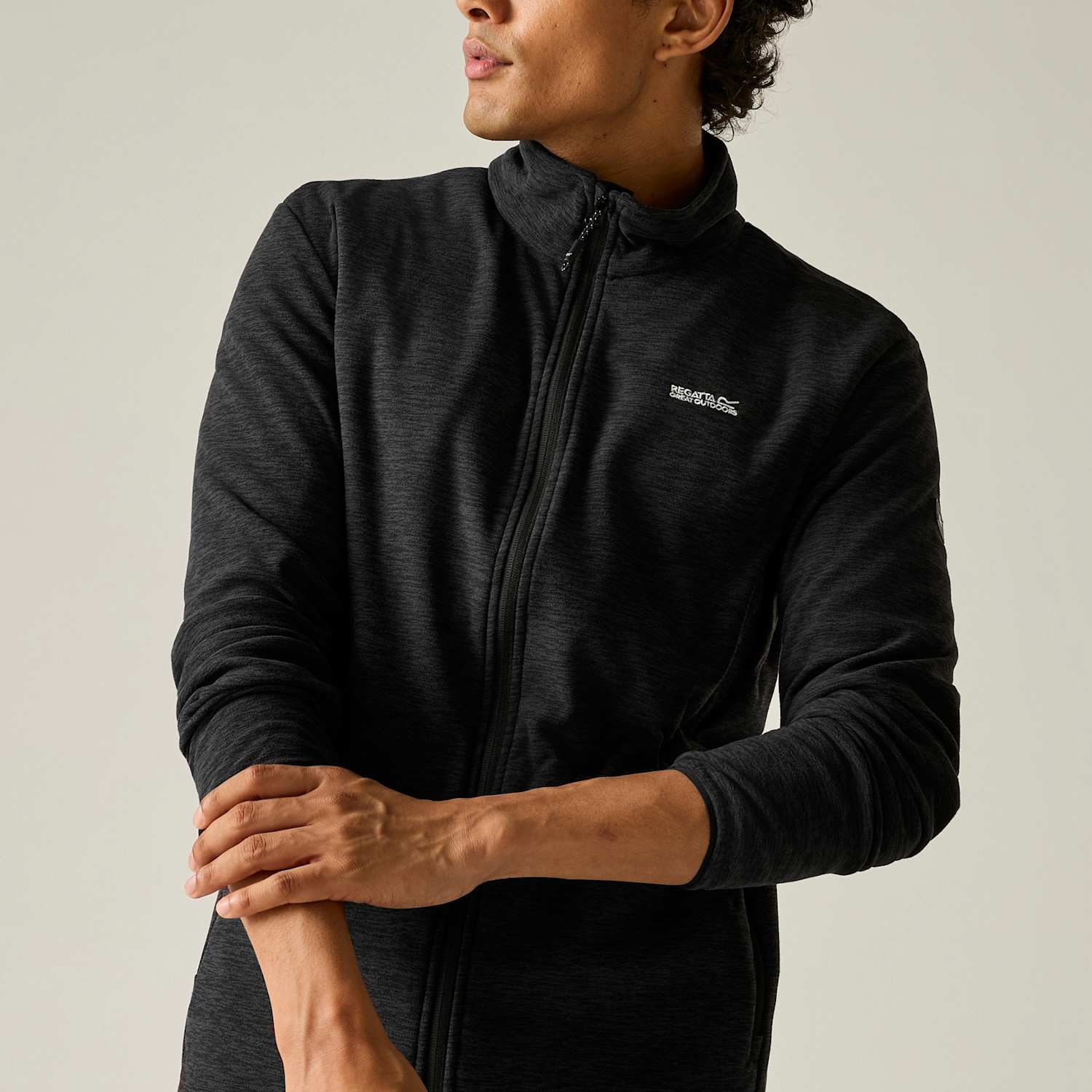 Regatta Men's Harrow Fleece - 2XL - Black - Available at M&S