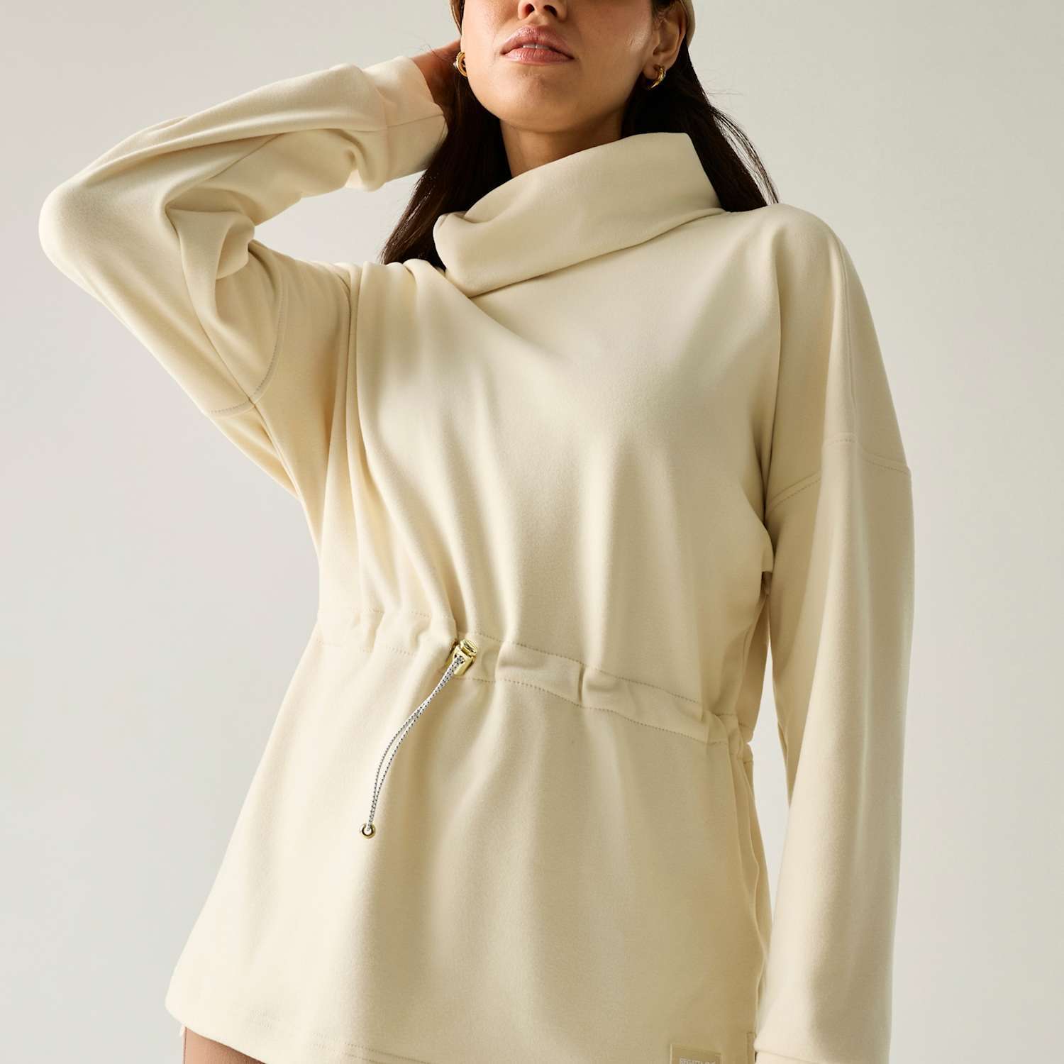 Regatta Women's Kali Funnel Neck Fleece Top - 10 - Cream - Available at M&S