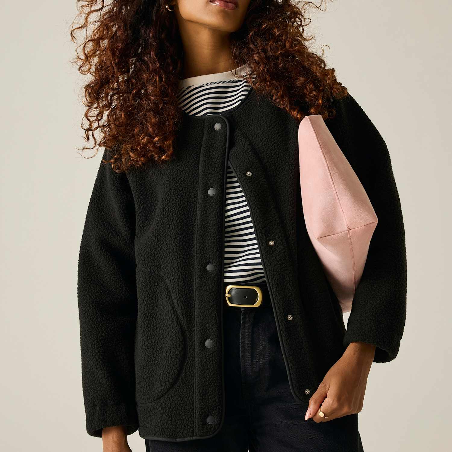 Regatta Women's Lea Borg Full Button Fleece - 12 - Black - Available at M&S