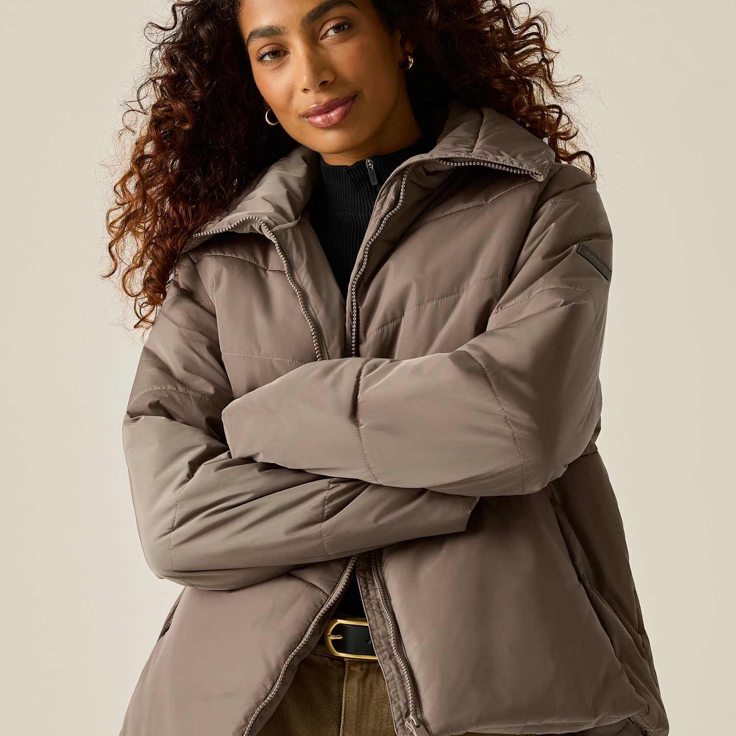 Regatta Women's Amelle Puffer Jacket - 14 - Brown - Available at M&S