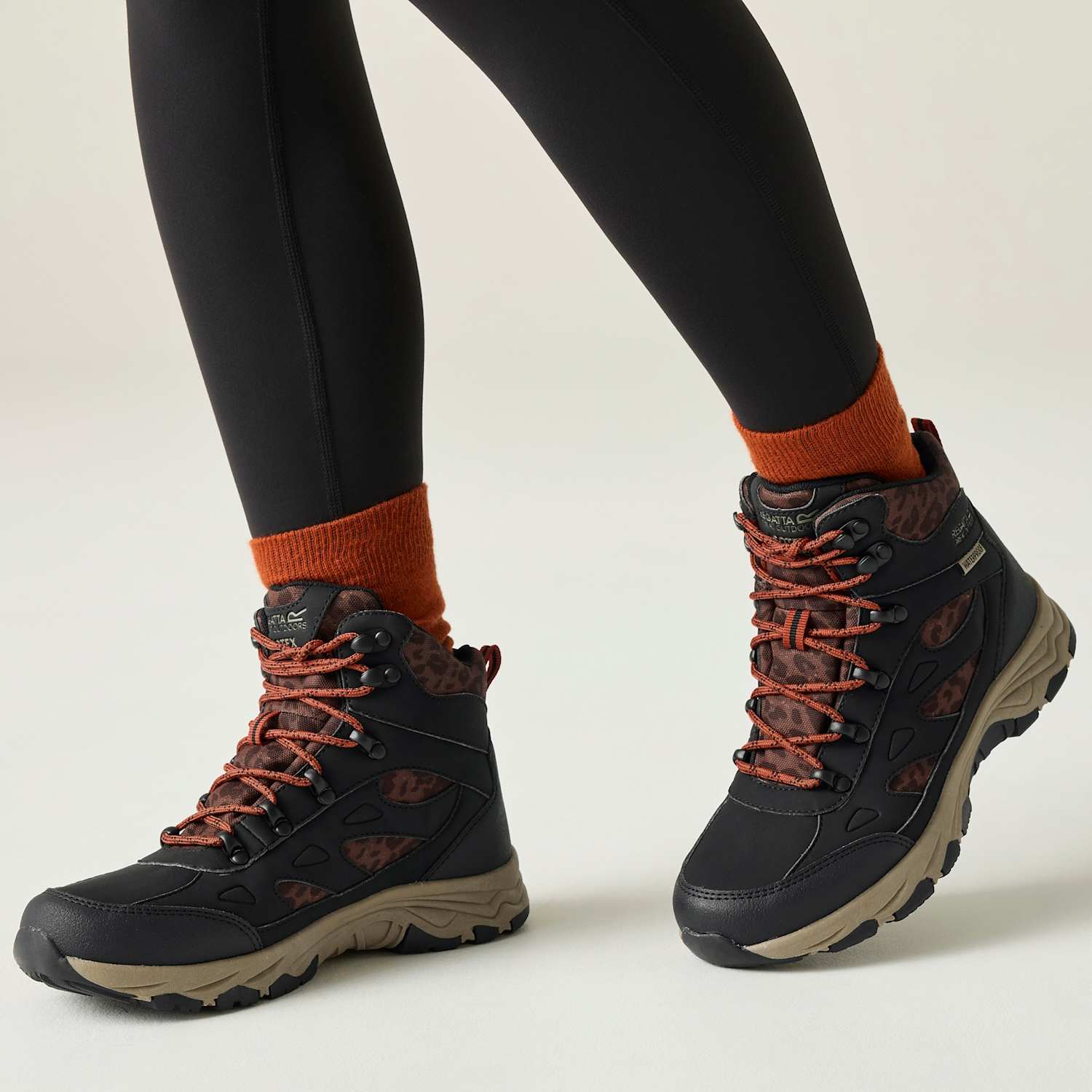 Regatta Women's Vendora Animal Waterproof Walking Boots - 6½ - Black - Available at M&S