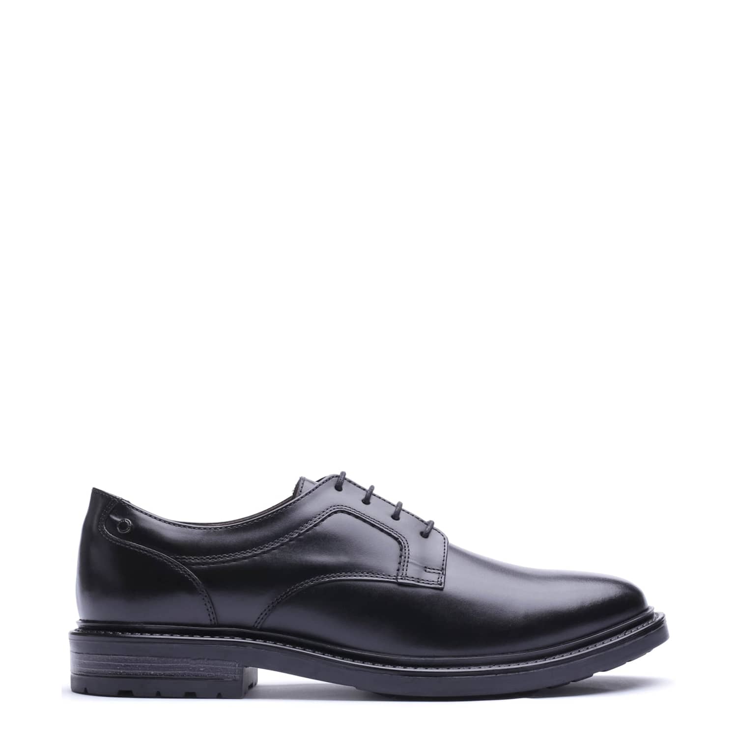 Base London Men's Leather Derby Shoes - 10 - Black - Available at M&S