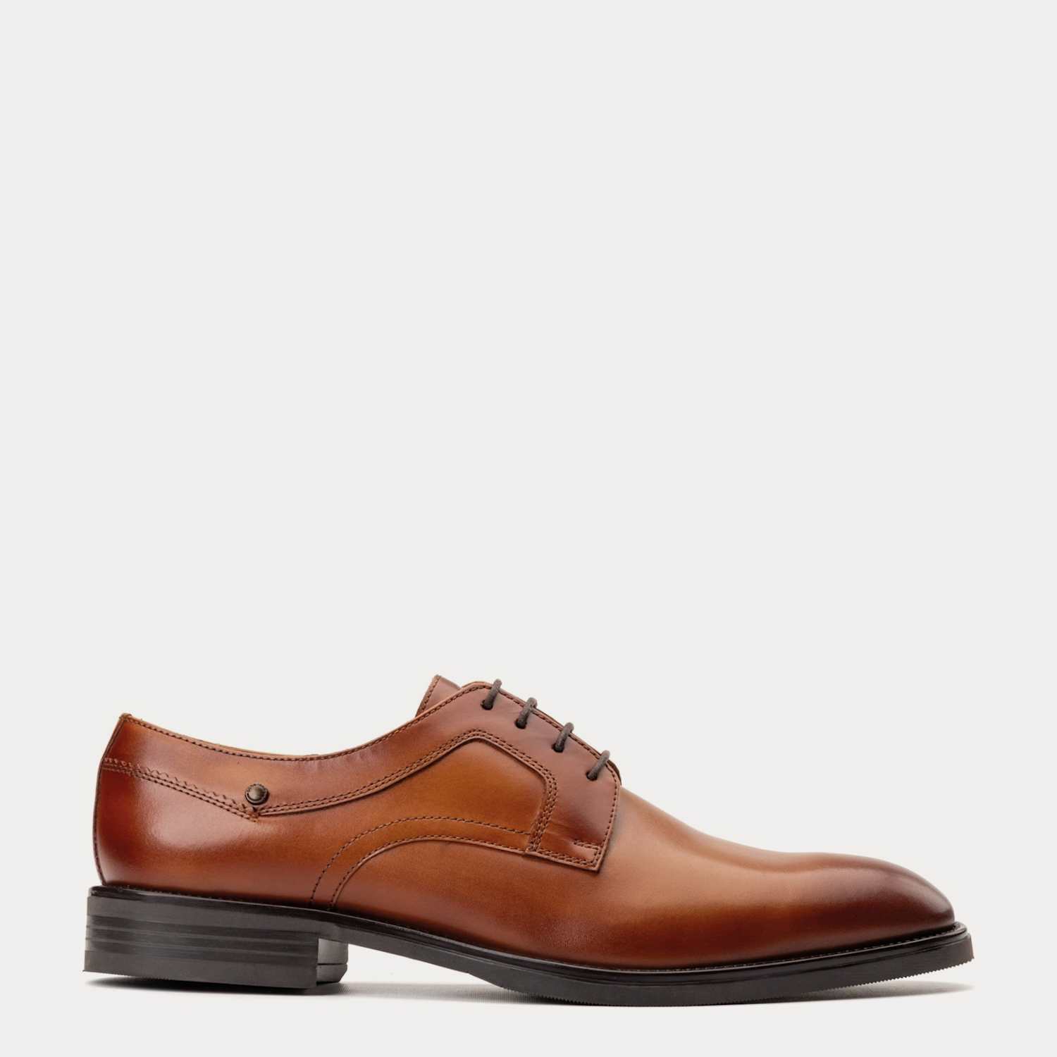 Base London Men's Leather Derby Shoes - 10 - Tan - Available at M&S
