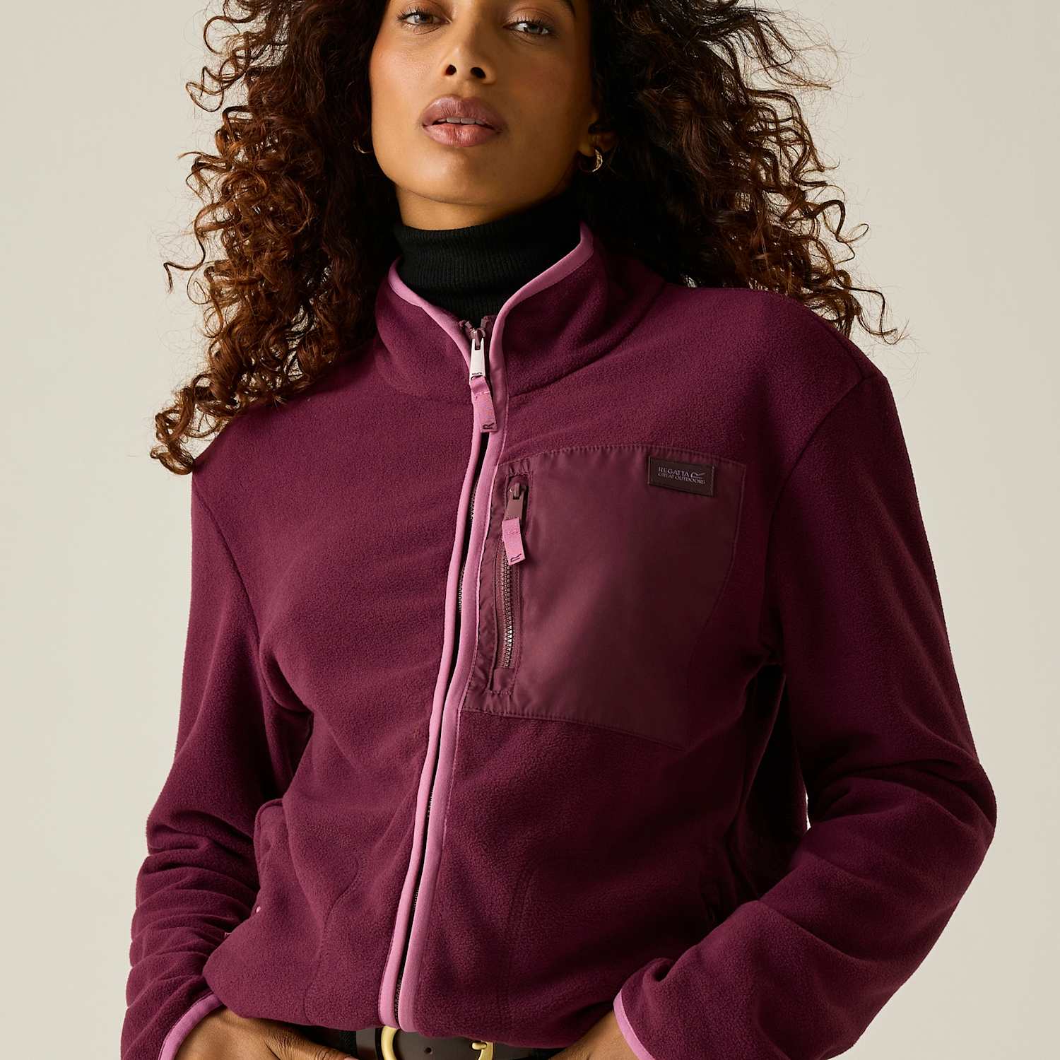 Regatta Women's Frankie Full Zip Fleece - 16 - Purple - Available at M&S
