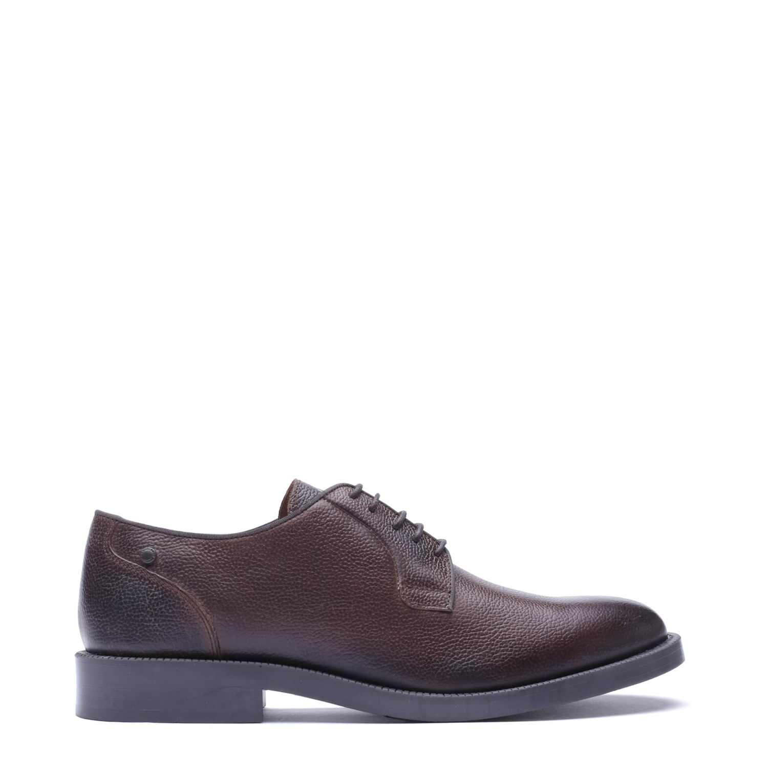 Base London Men's Leather Derby Shoes - 8 - Brown - Available at M&S
