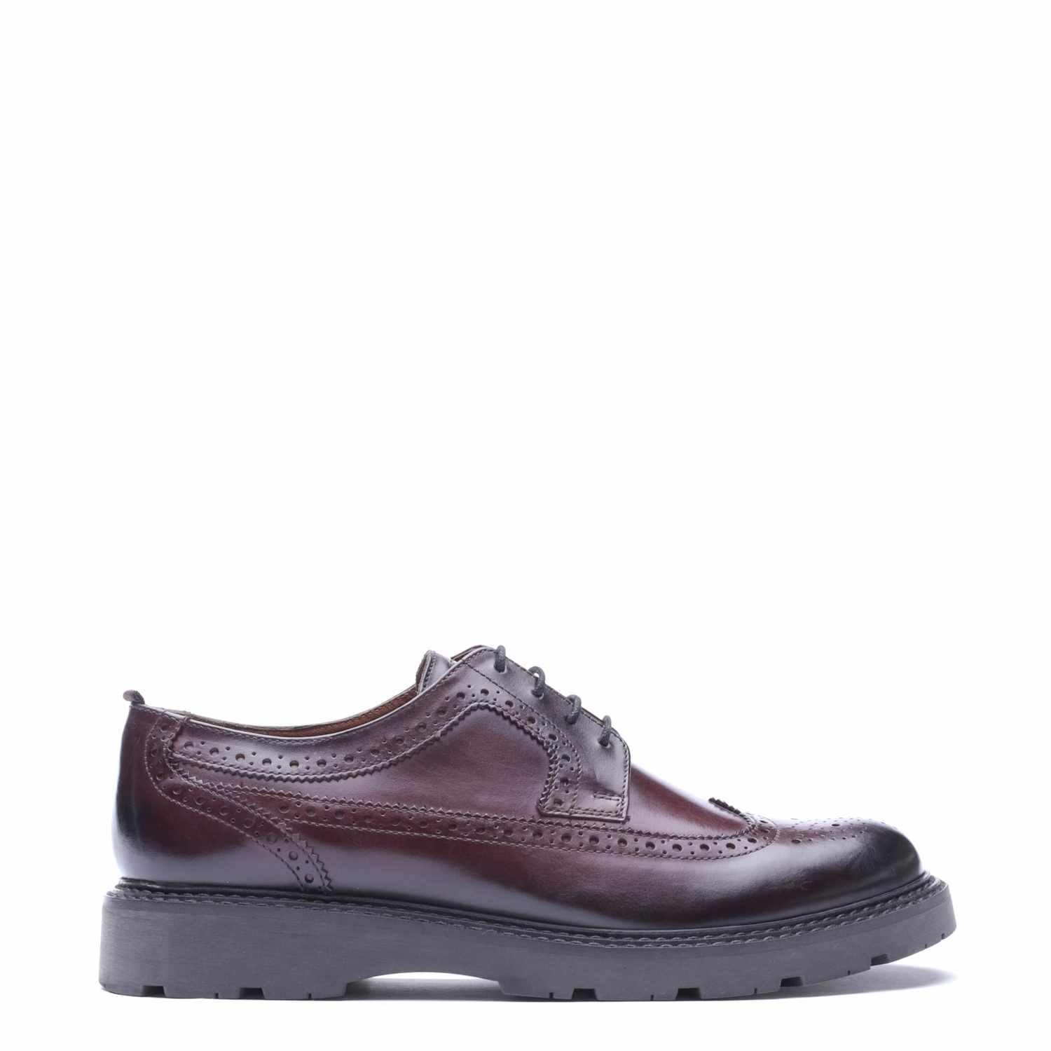 Base London Men's Leather Brogues - 8 - Brown - Available at M&S