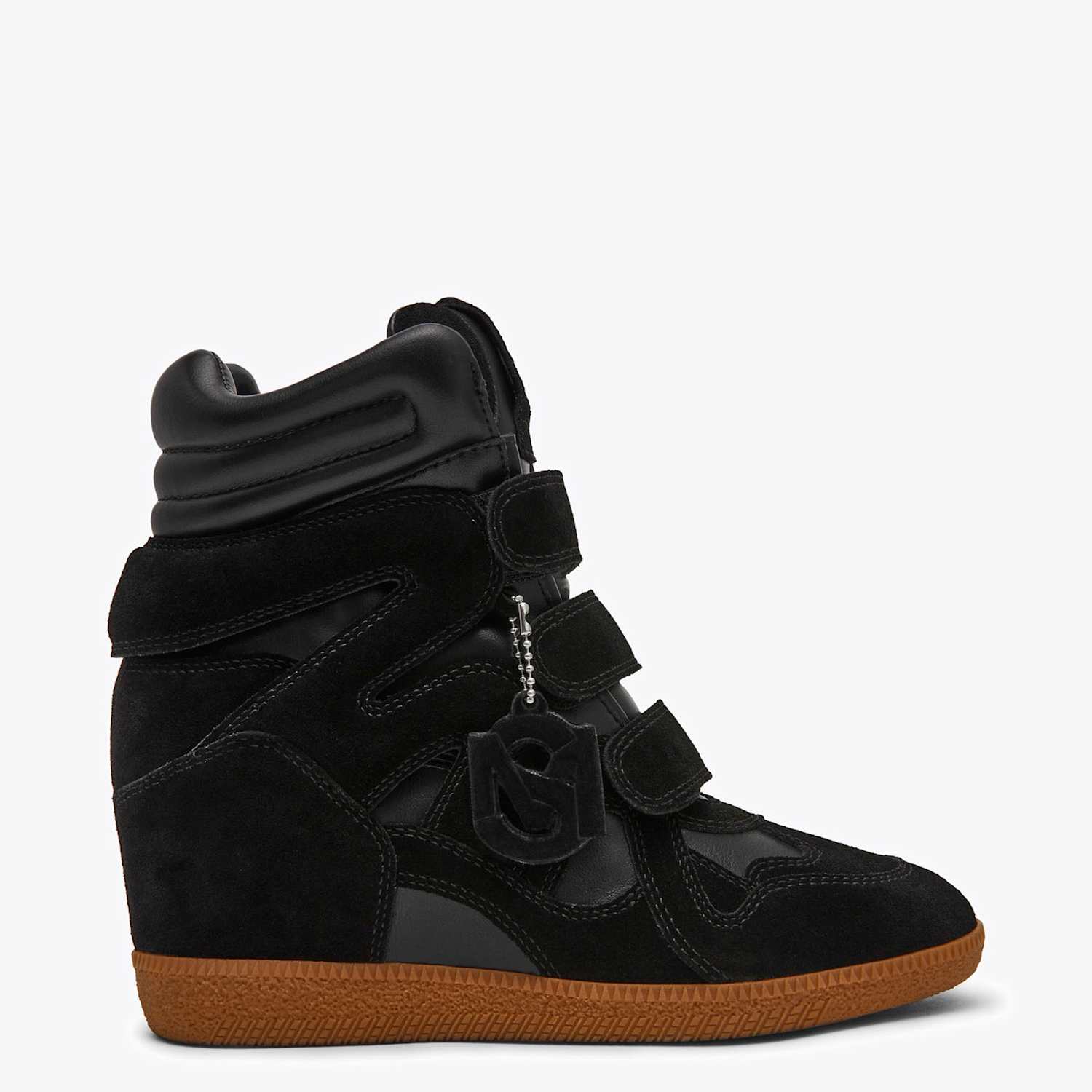 Steve Madden Women's Mavis Suede Trainers - 8 - Black - Available at M&S