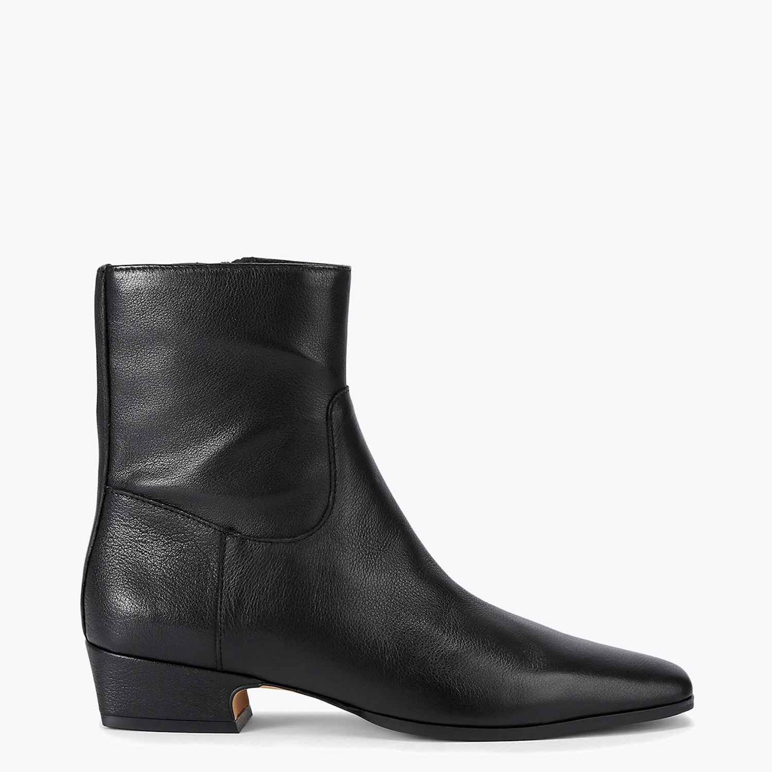 Steve Madden Women's Dusty Leather Ankle Boots - 6 - Black - Available at M&S