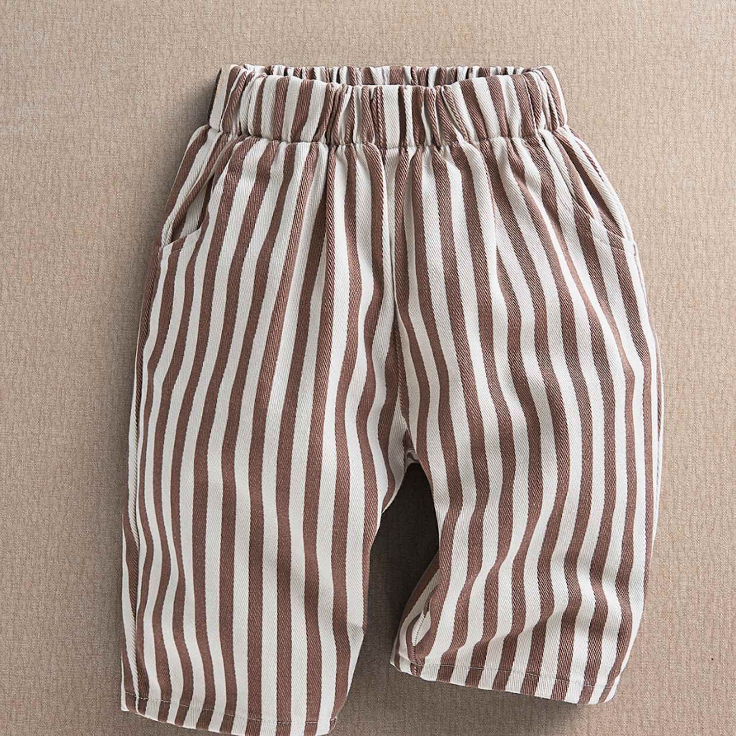 Mamas & Papas Kids Cotton Rich Striped Trousers (7lbs - 24 Mths) - 18-24 Months - Multi - Available at M&S