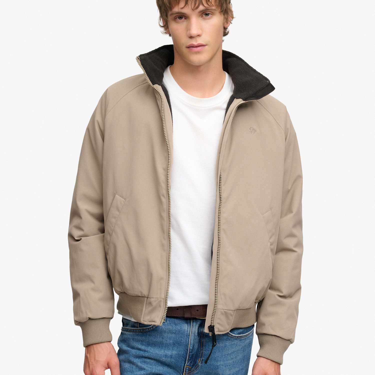 Superdry & Co Men's Padded Utility Jacket - L - Brown - Available at M&S