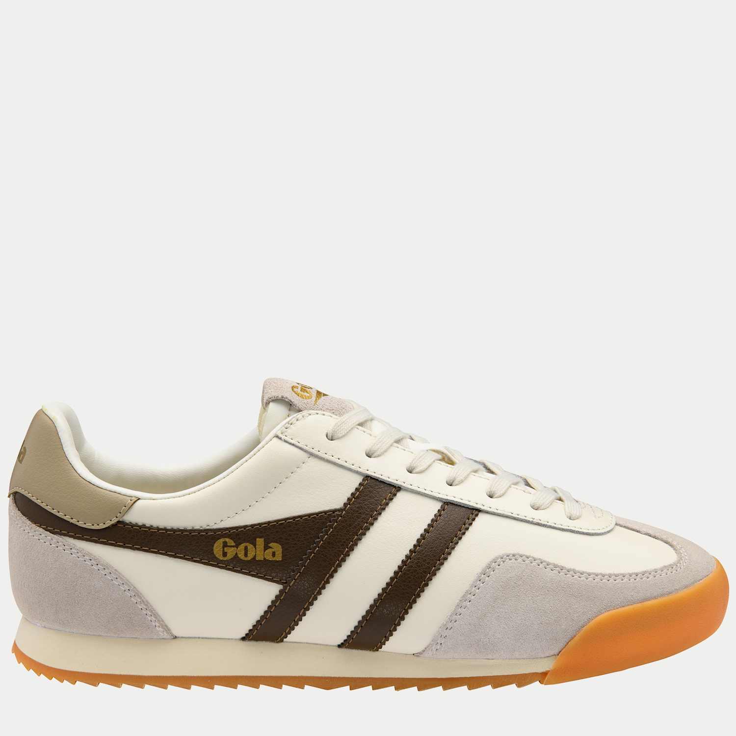 Gola Men's Europa Leather Trainers - 10 - White Mix - Available at M&S