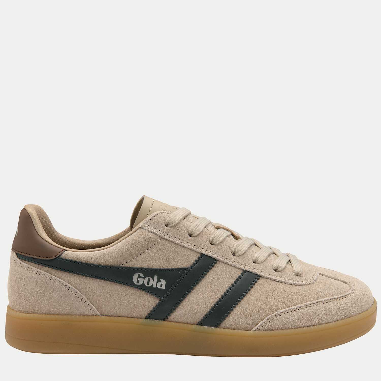 Gola Men's Suede Lace Up Trainers - 11 - Beige Mix - Available at M&S