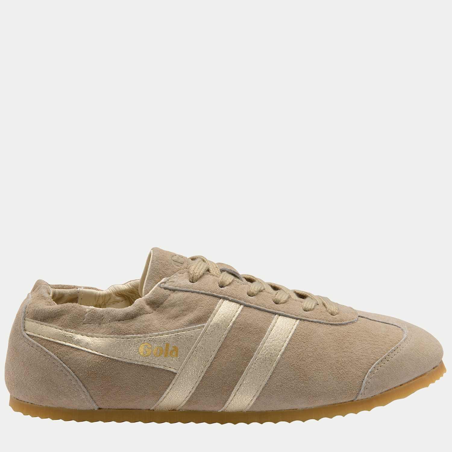 Gola Women's Aurora Suede Metallic Trainers - 5 - Beige Mix - Available at M&S