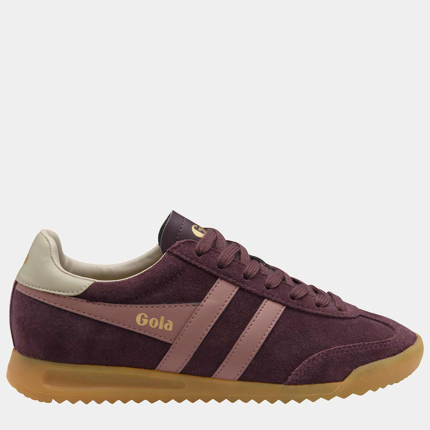 Gola Women's Torpedo Suede Trainers - 4 - Brown Mix - Available at M&S