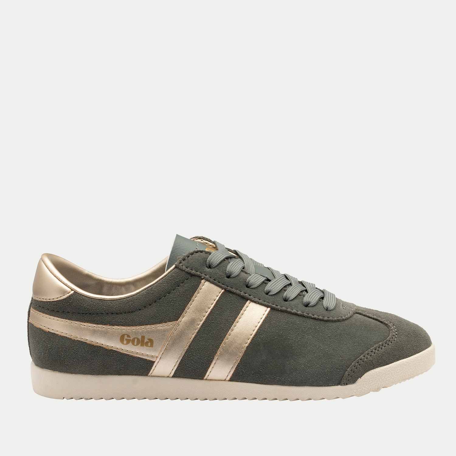 Gola Women's Suede Bullet Pearl Trainers - 3 - Grey Mix - Available at M&S