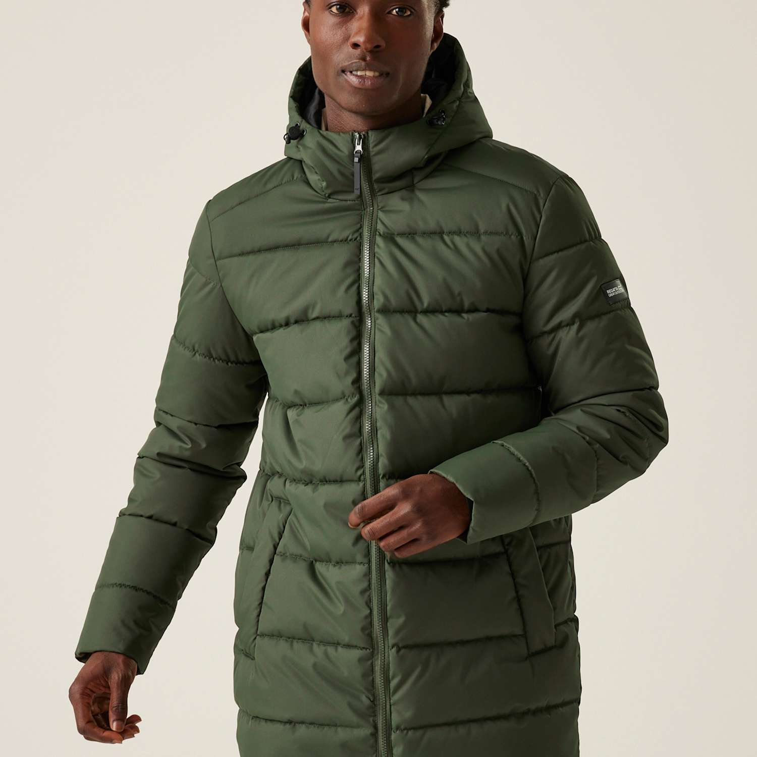 Regatta Men's Lakiver Hooded Puffer Jacket - 3XL - Khaki - Available at M&S