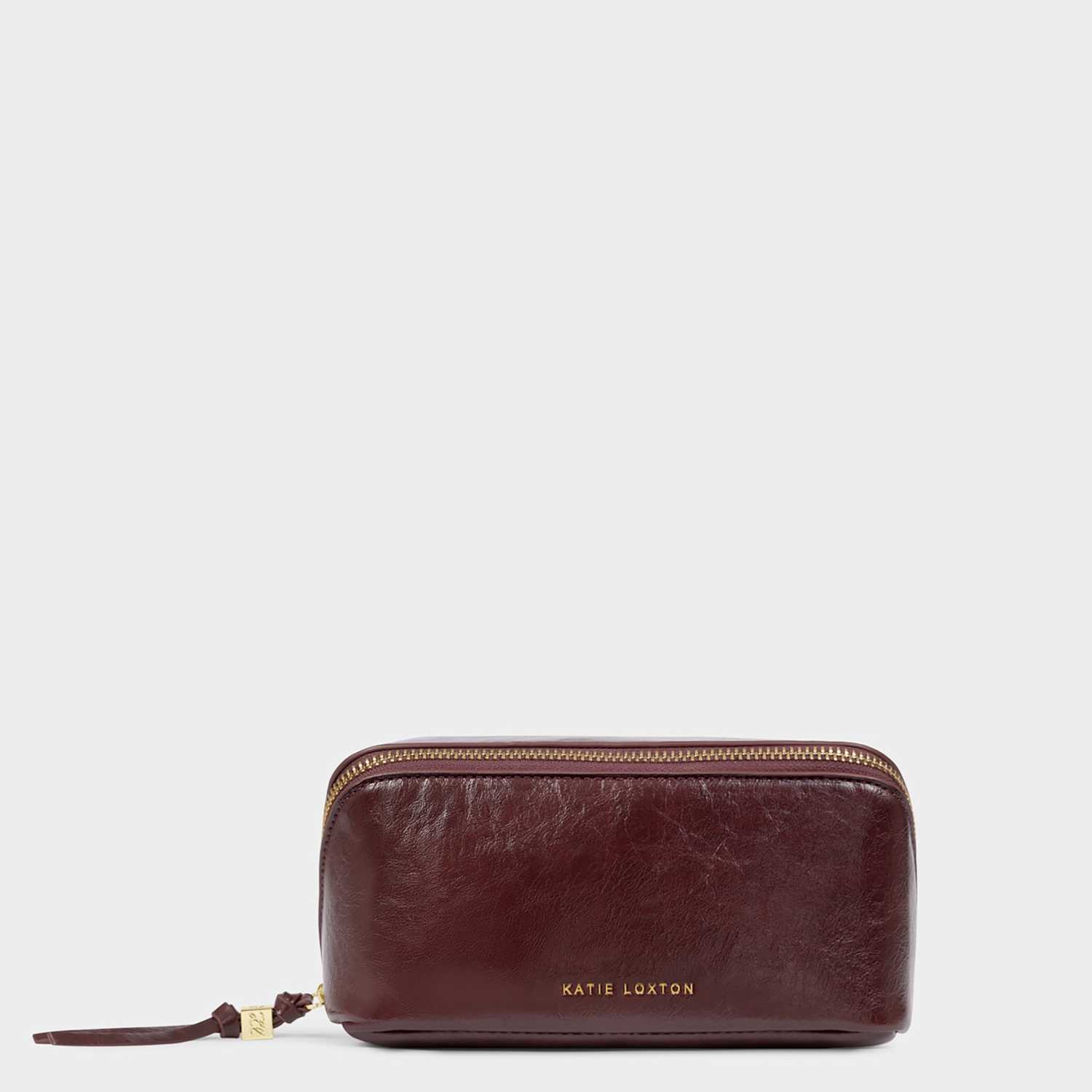 Katie Loxton Women's Faux Leather Make Up Bag - Cherry Red - Available at M&S