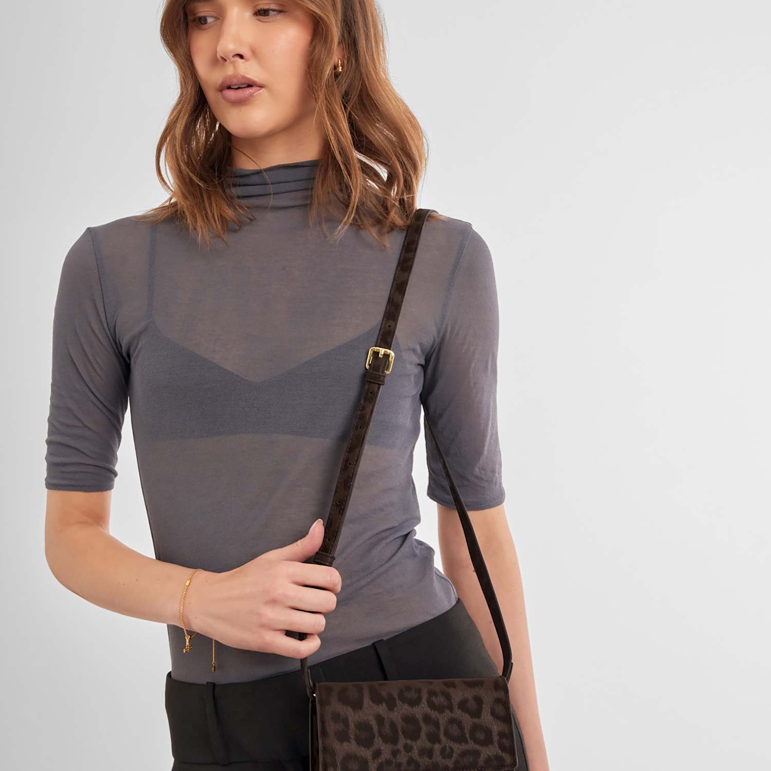 Katie Loxton Women's Animal Print Cross Body Bag - Brown Mix - Available at M&S